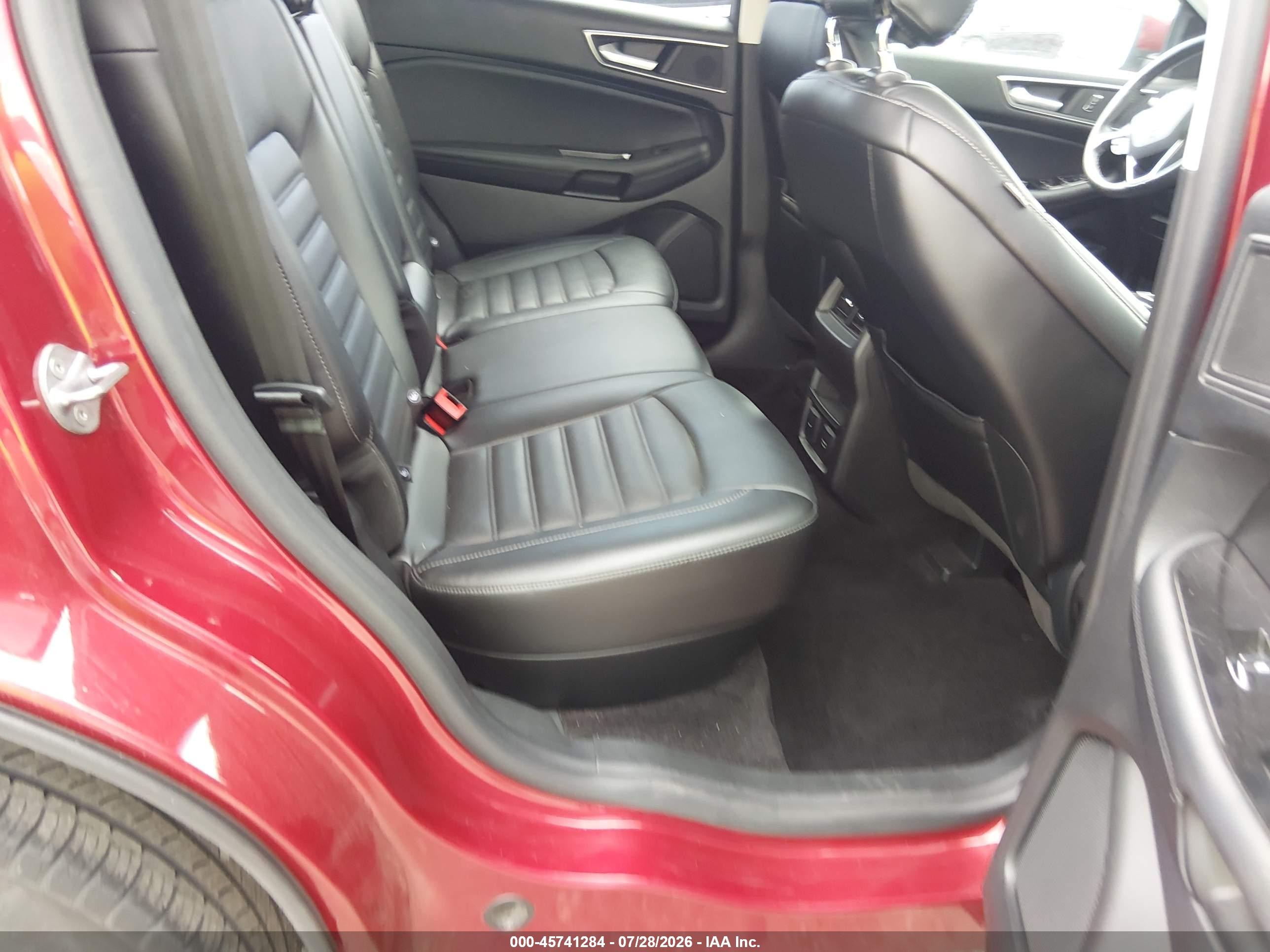 2015 Ford Edge Sel Red vin: 2FMTK4J80FBB19771