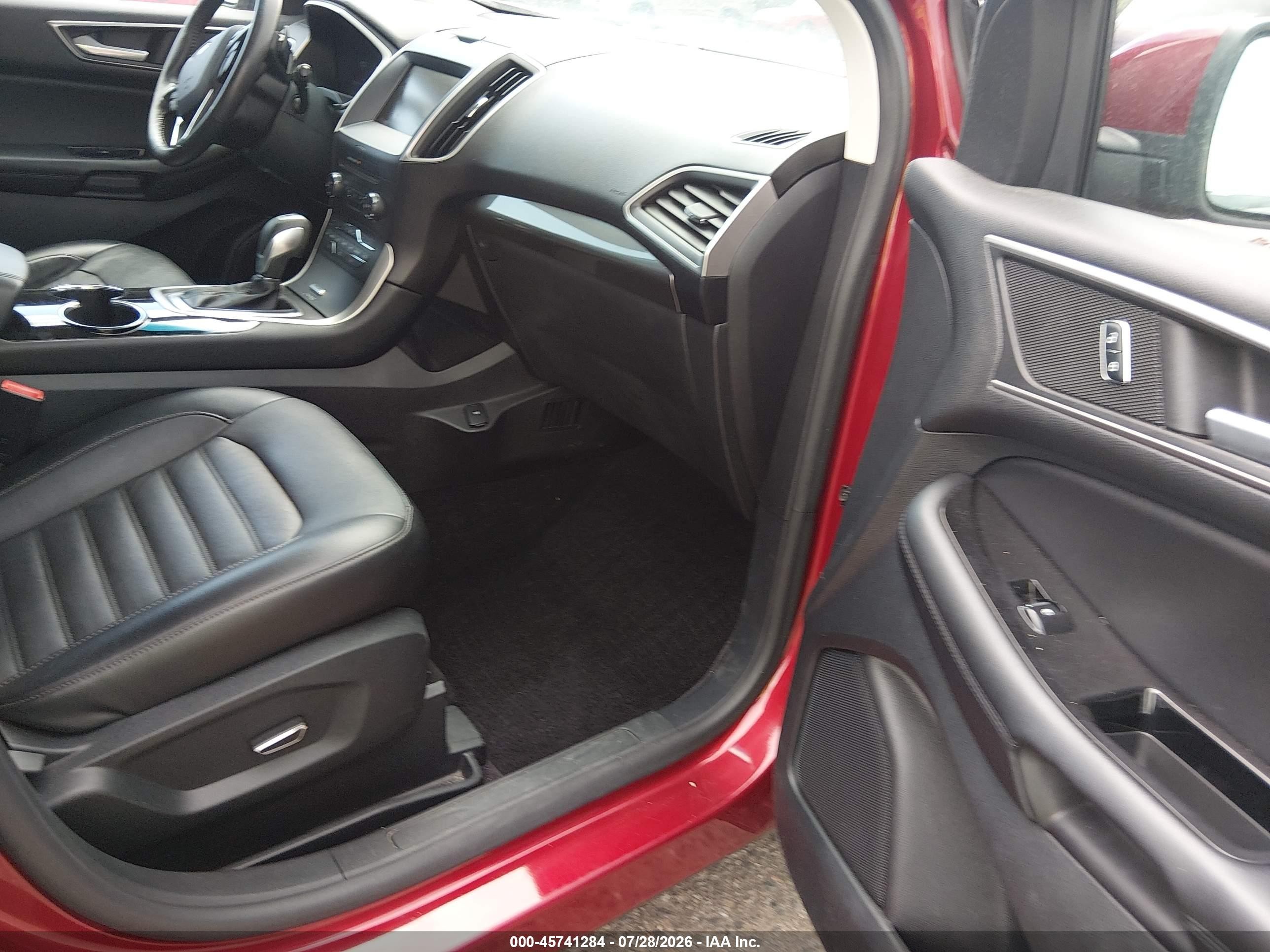 2015 Ford Edge Sel Red vin: 2FMTK4J80FBB19771