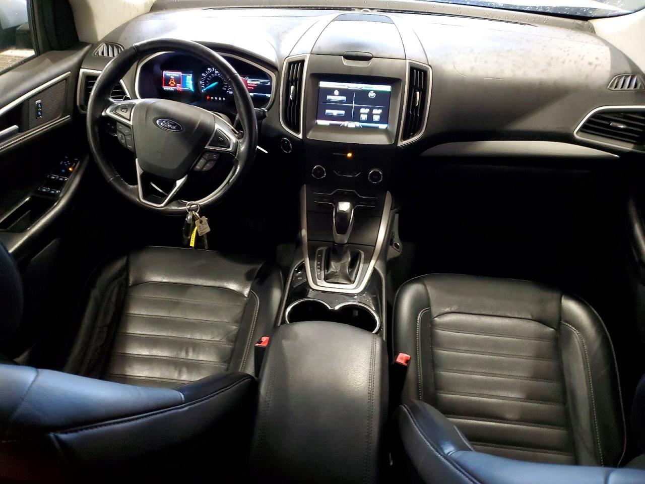 2015 Ford Edge Sel Silver vin: 2FMTK4J80FBB53547
