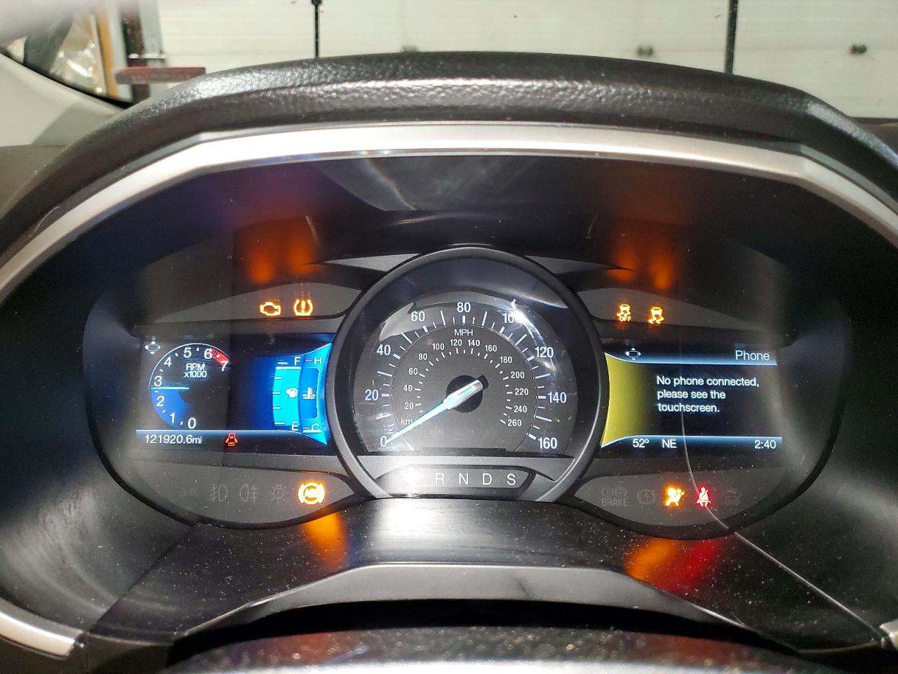 2015 Ford Edge Sel Blue vin: 2FMTK4J80FBC09759