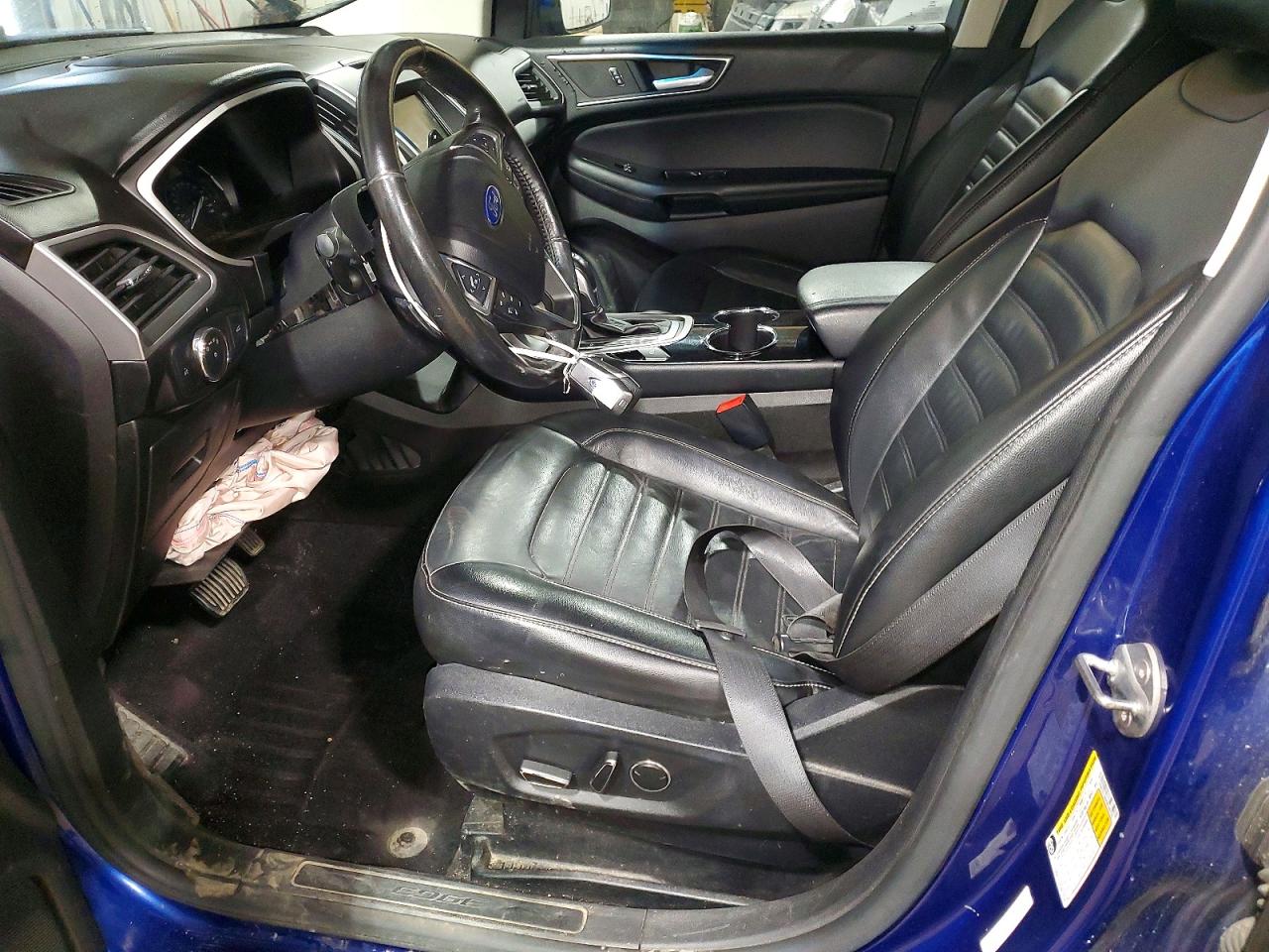 2015 Ford Edge Sel Blue vin: 2FMTK4J80FBC09759