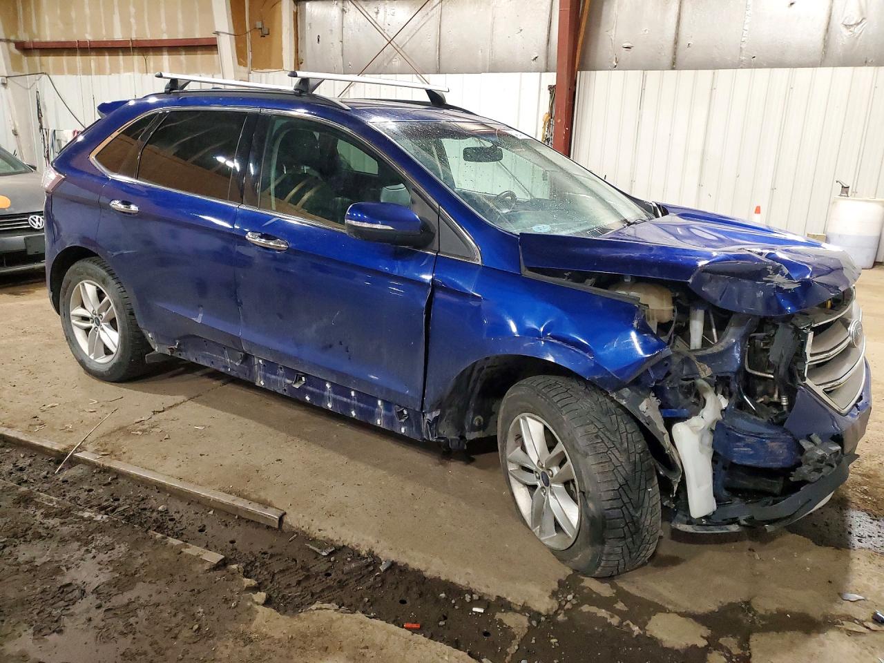 2015 Ford Edge Sel Blue vin: 2FMTK4J80FBC09759