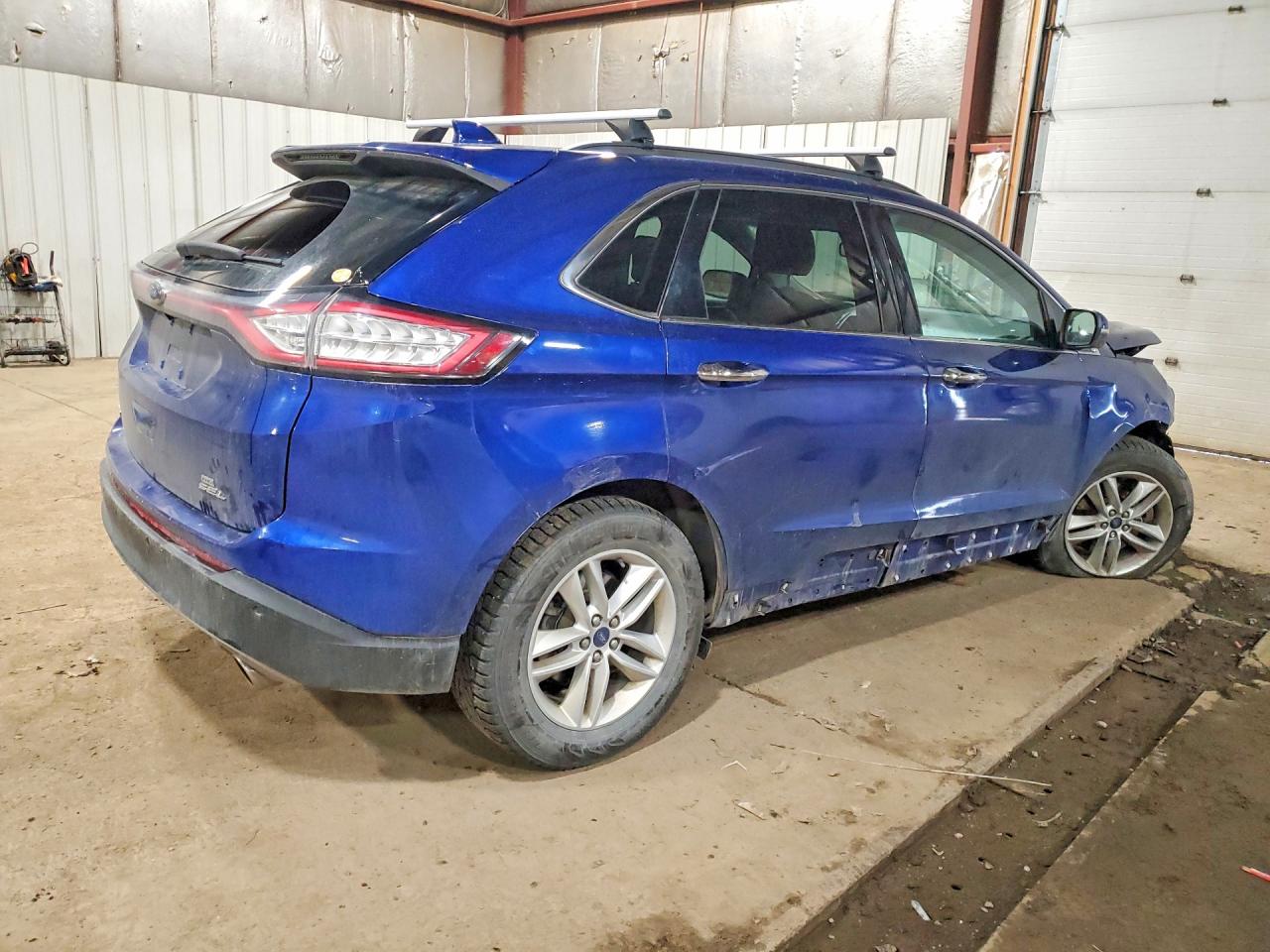 2015 Ford Edge Sel Blue vin: 2FMTK4J80FBC09759