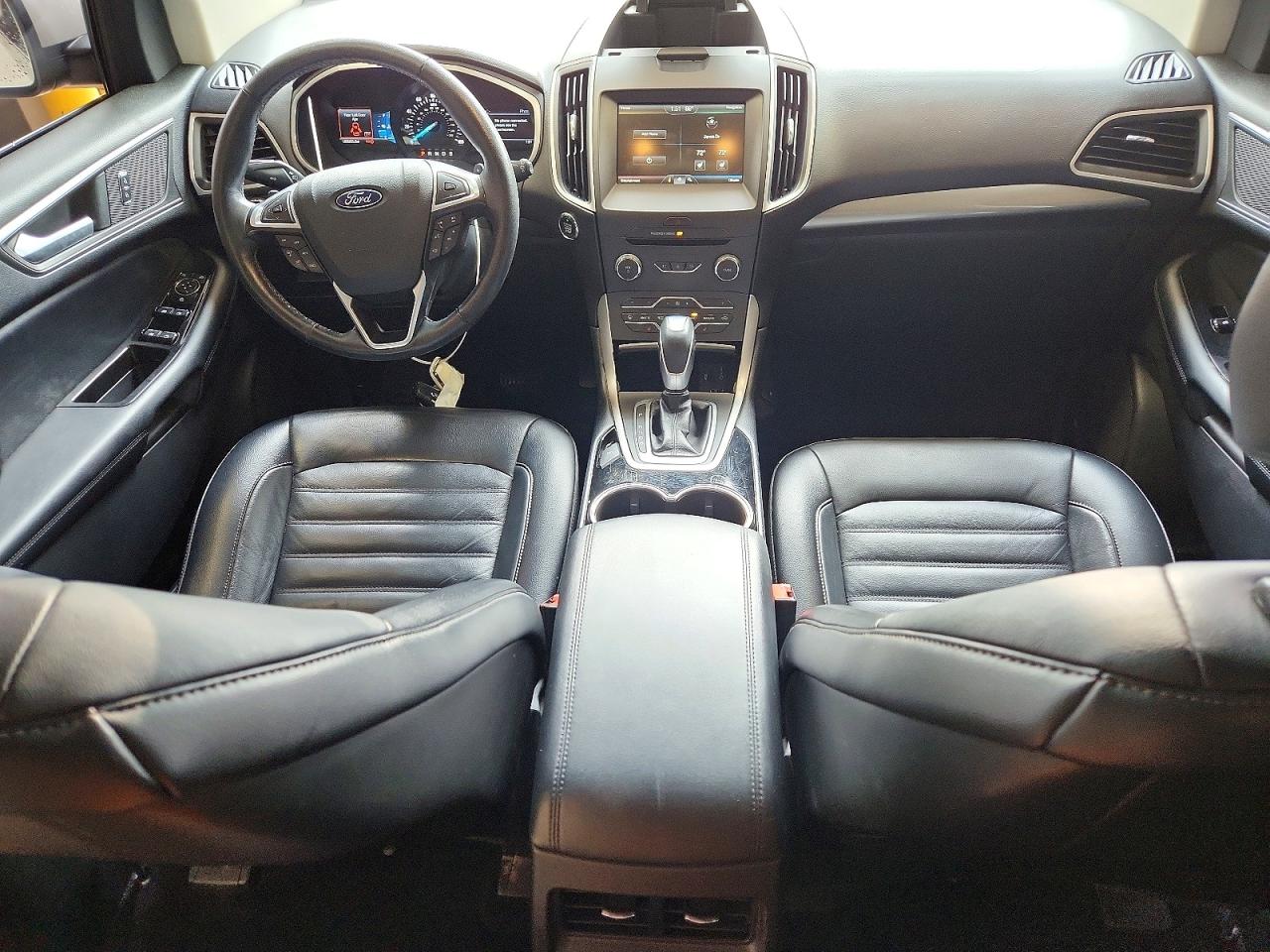 2015 Ford Edge Sel White vin: 2FMTK4J80FBC21698