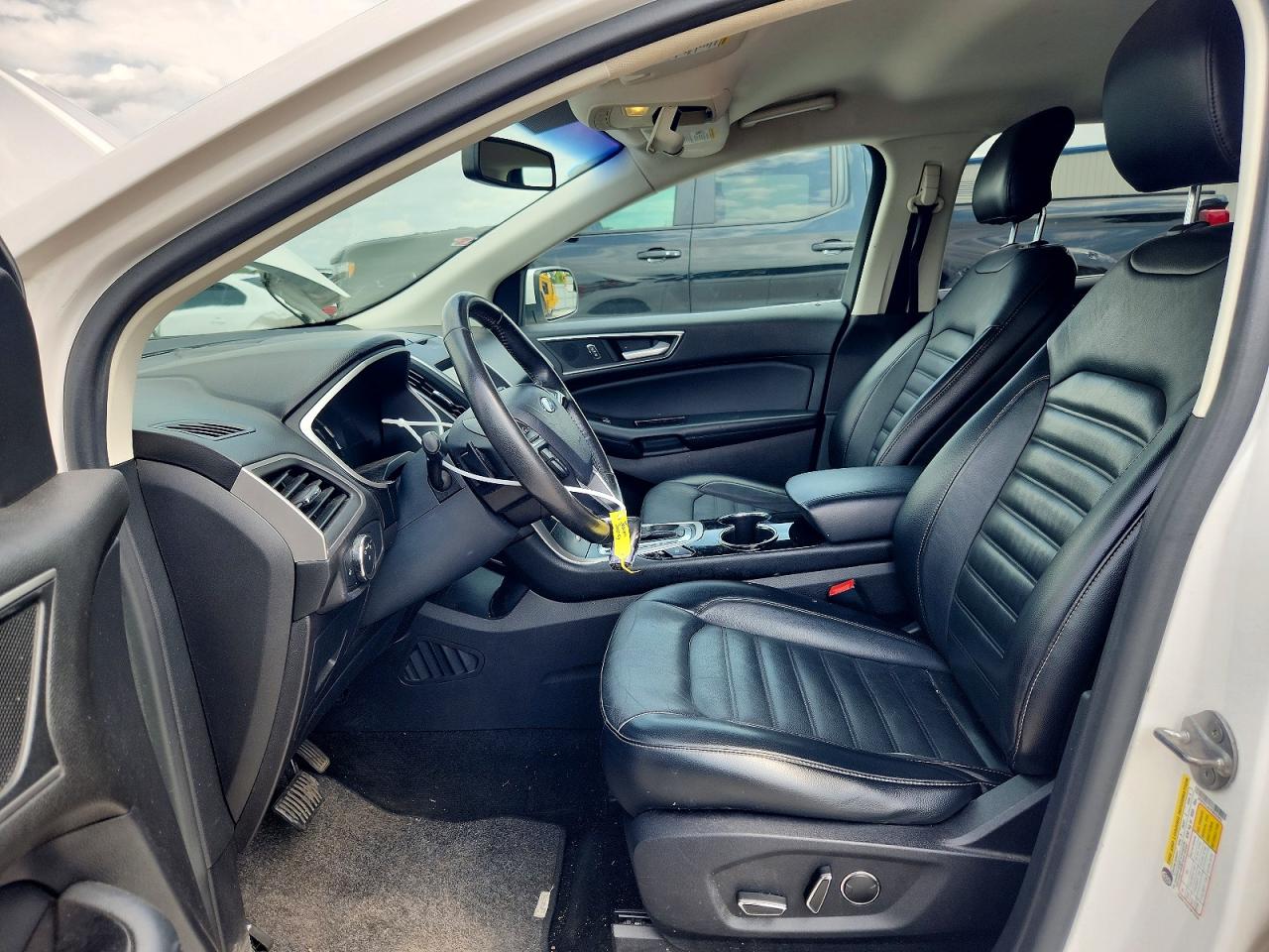 2015 Ford Edge Sel White vin: 2FMTK4J81FBB02963