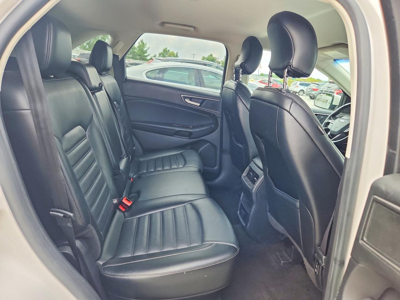 2015 Ford Edge Sel White vin: 2FMTK4J81FBB02963