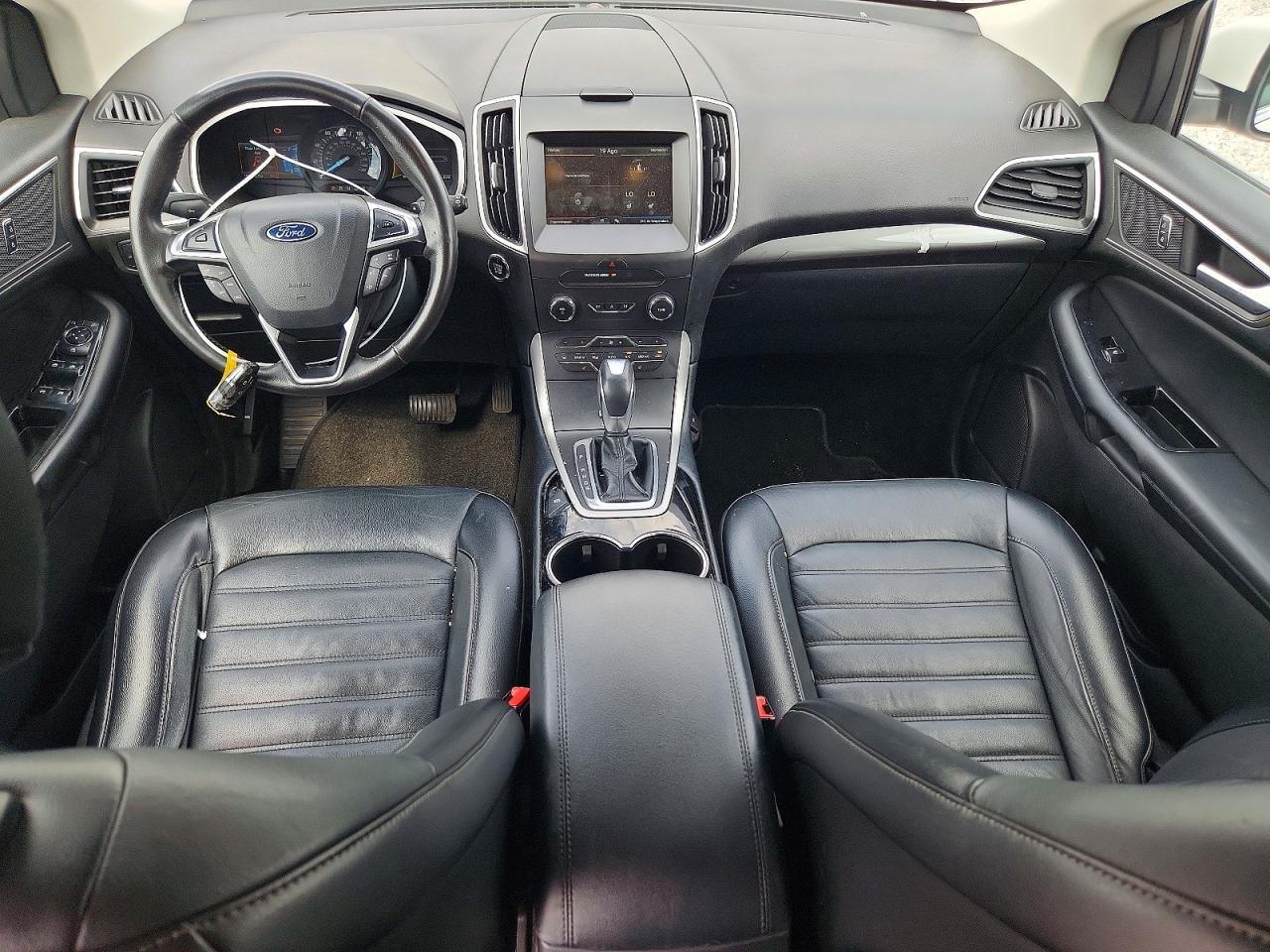 2015 Ford Edge Sel White vin: 2FMTK4J81FBB02963