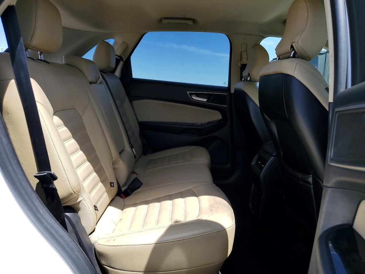 2015 Ford Edge Sel Белый vin: 2FMTK4J81FBB06205