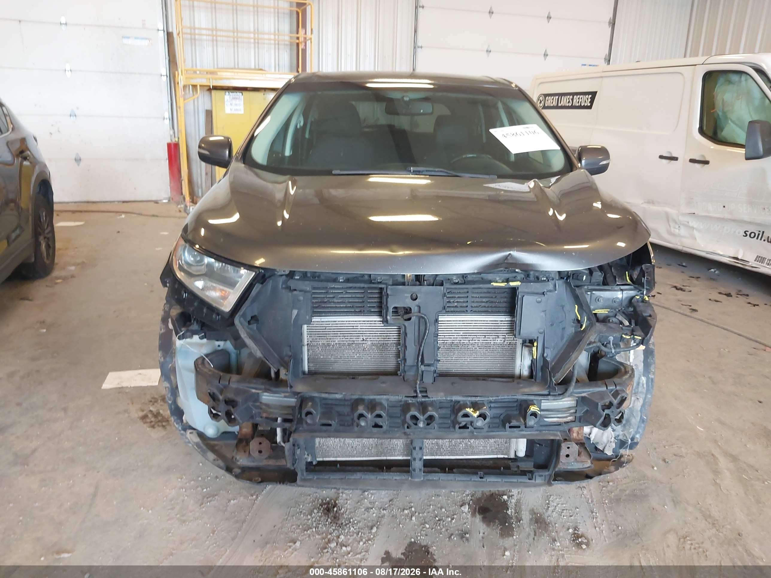 2015 Ford Edge Sel Gray vin: 2FMTK4J81FBB17768