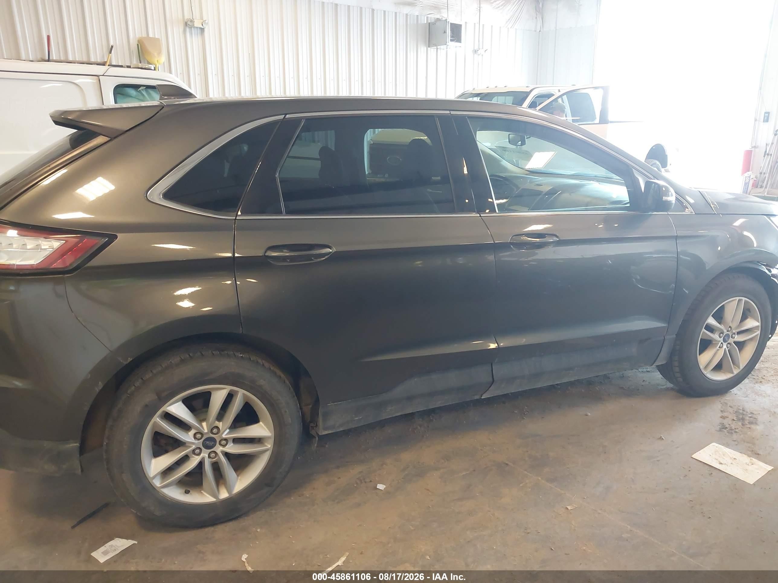 2015 Ford Edge Sel Gray vin: 2FMTK4J81FBB17768