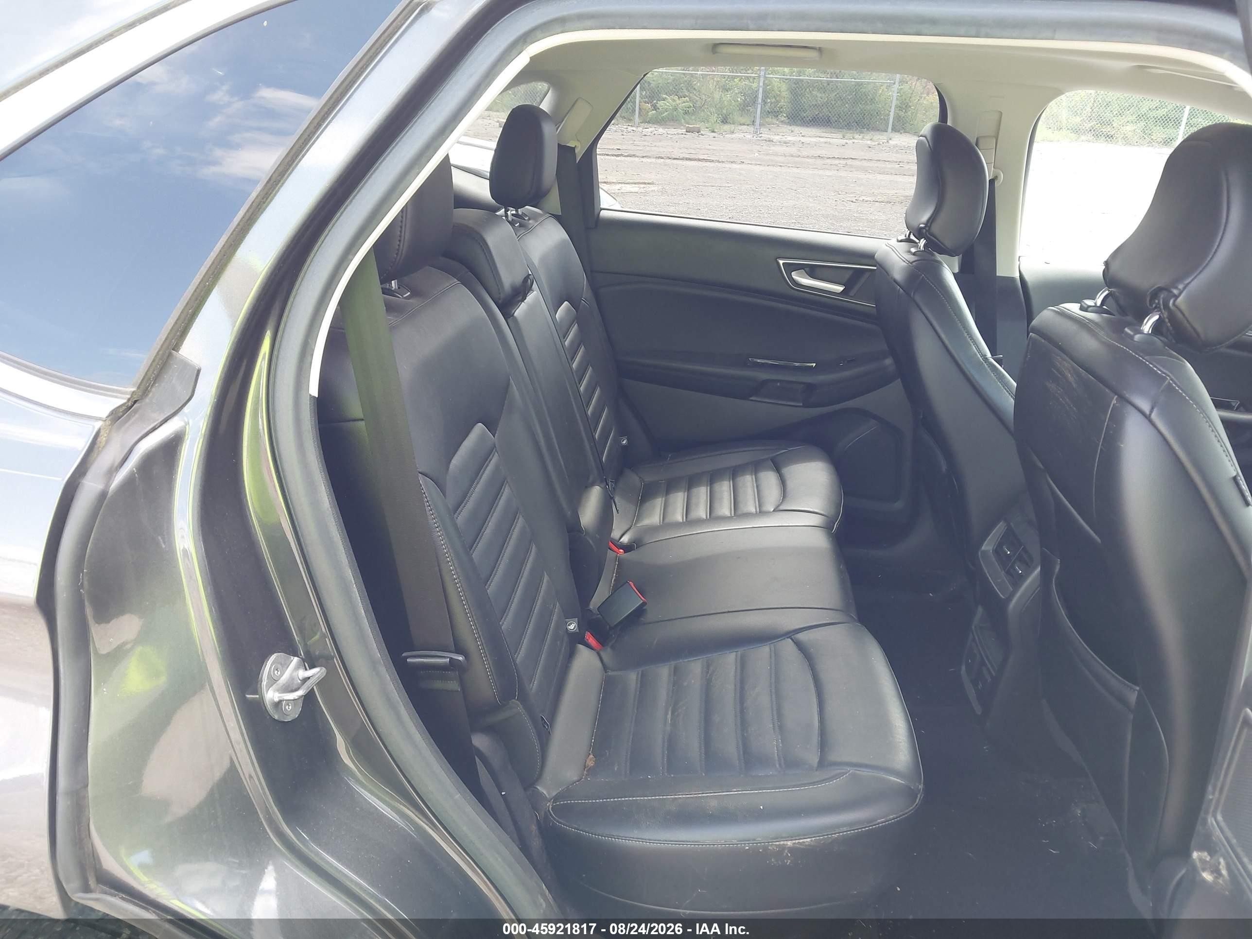 2015 Ford Edge Sel Gray vin: 2FMTK4J81FBB31346