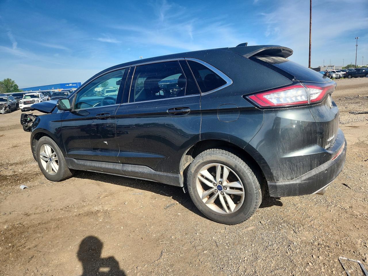 2015 Ford Edge Sel Green vin: 2FMTK4J81FBB65612