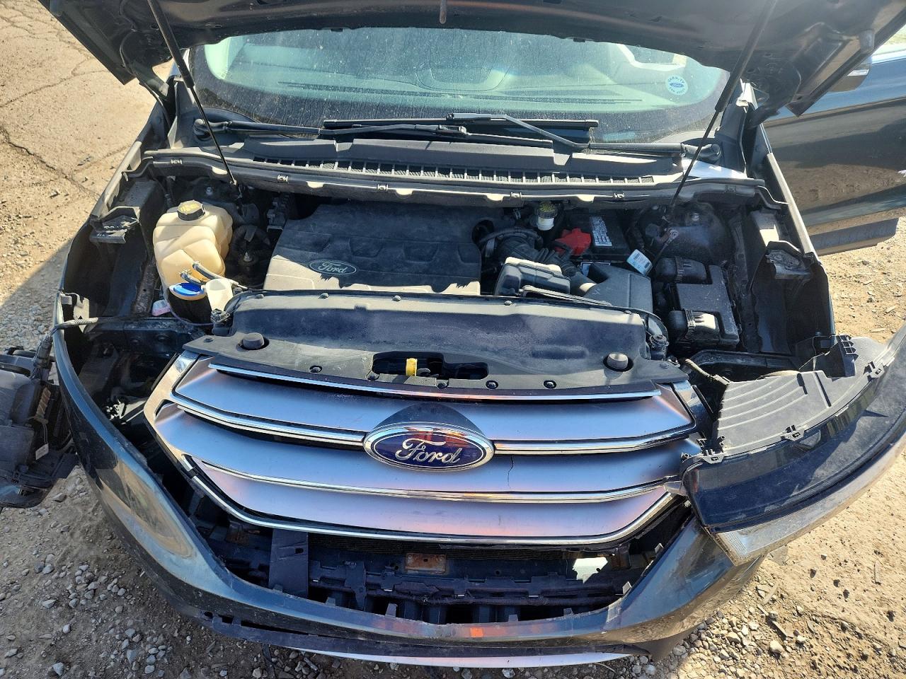 2015 Ford Edge Sel Green vin: 2FMTK4J81FBB65612