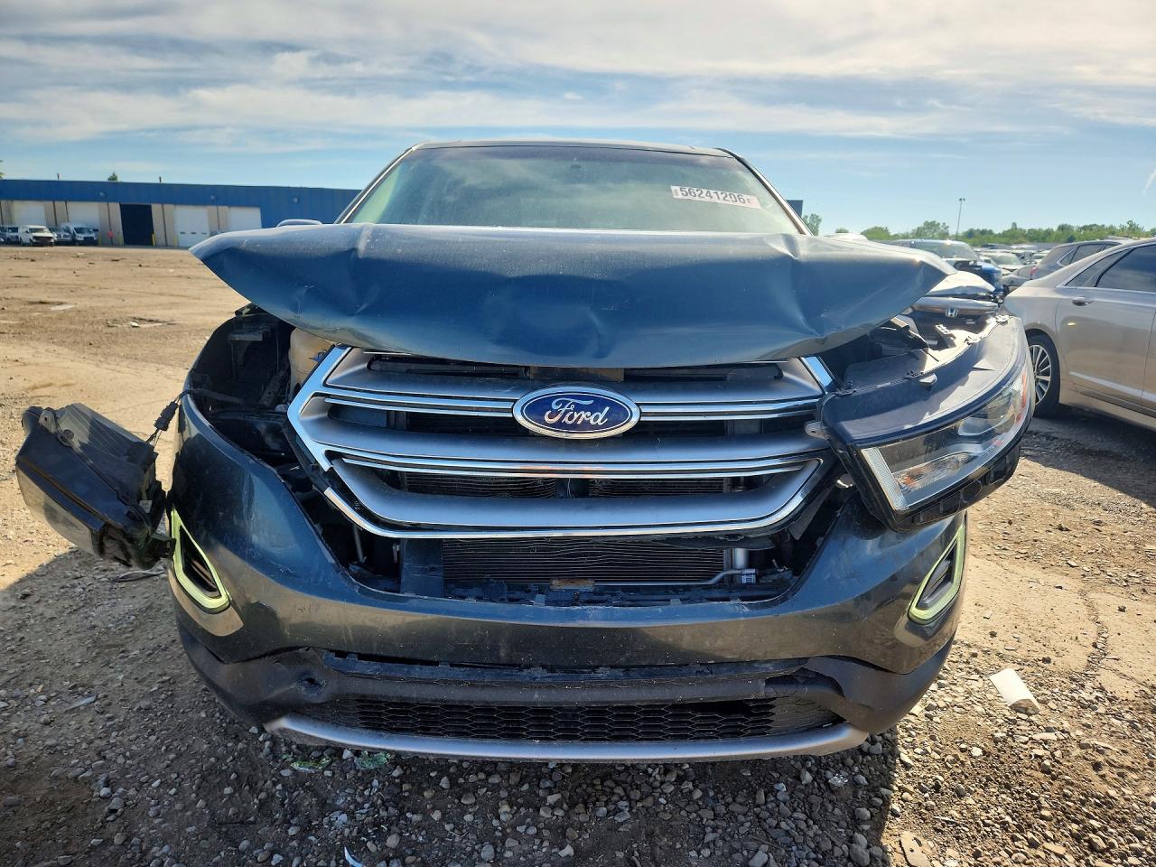 2015 Ford Edge Sel Green vin: 2FMTK4J81FBB65612