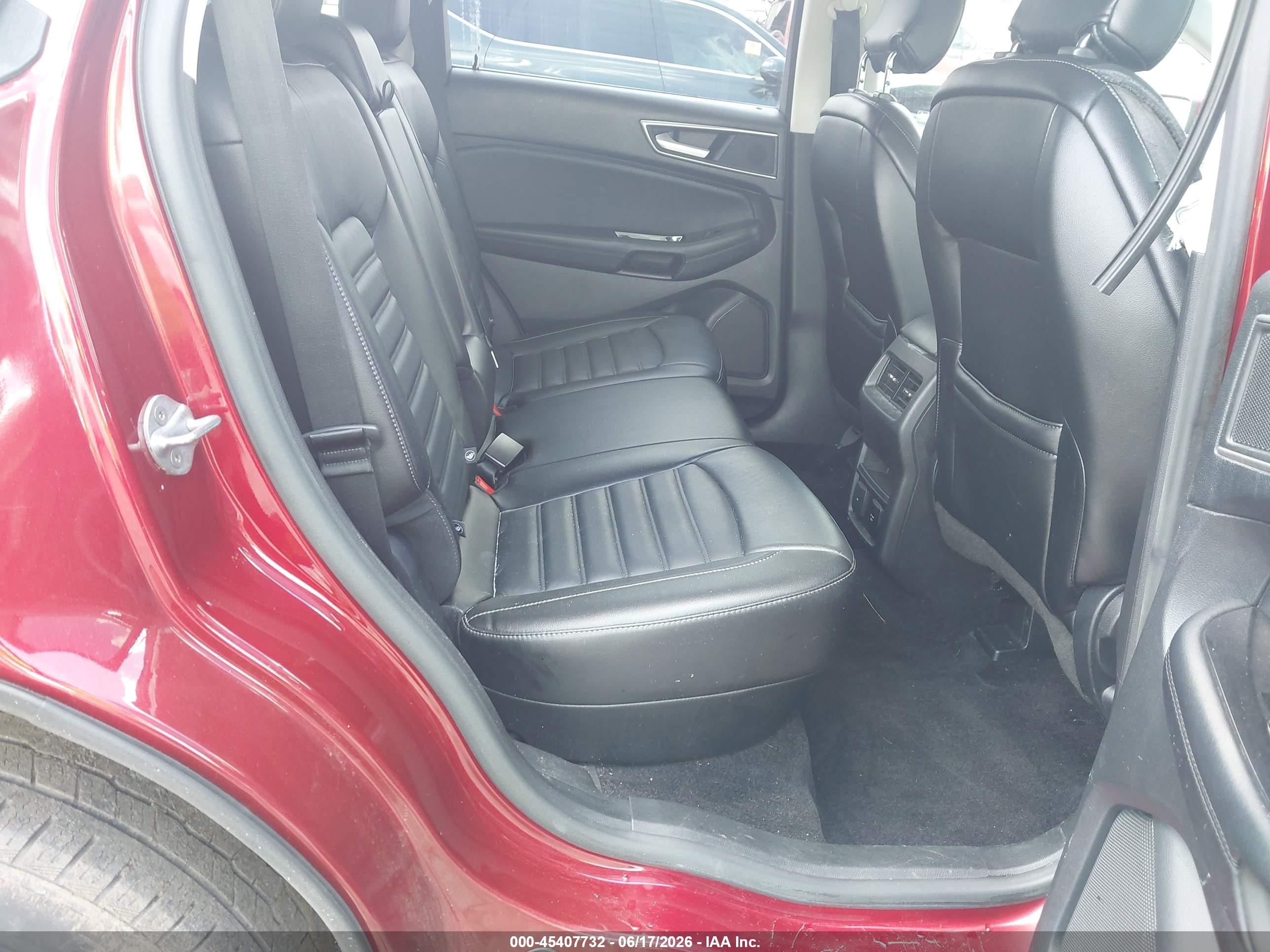 2015 Ford Edge Sel Red vin: 2FMTK4J81FBB85259