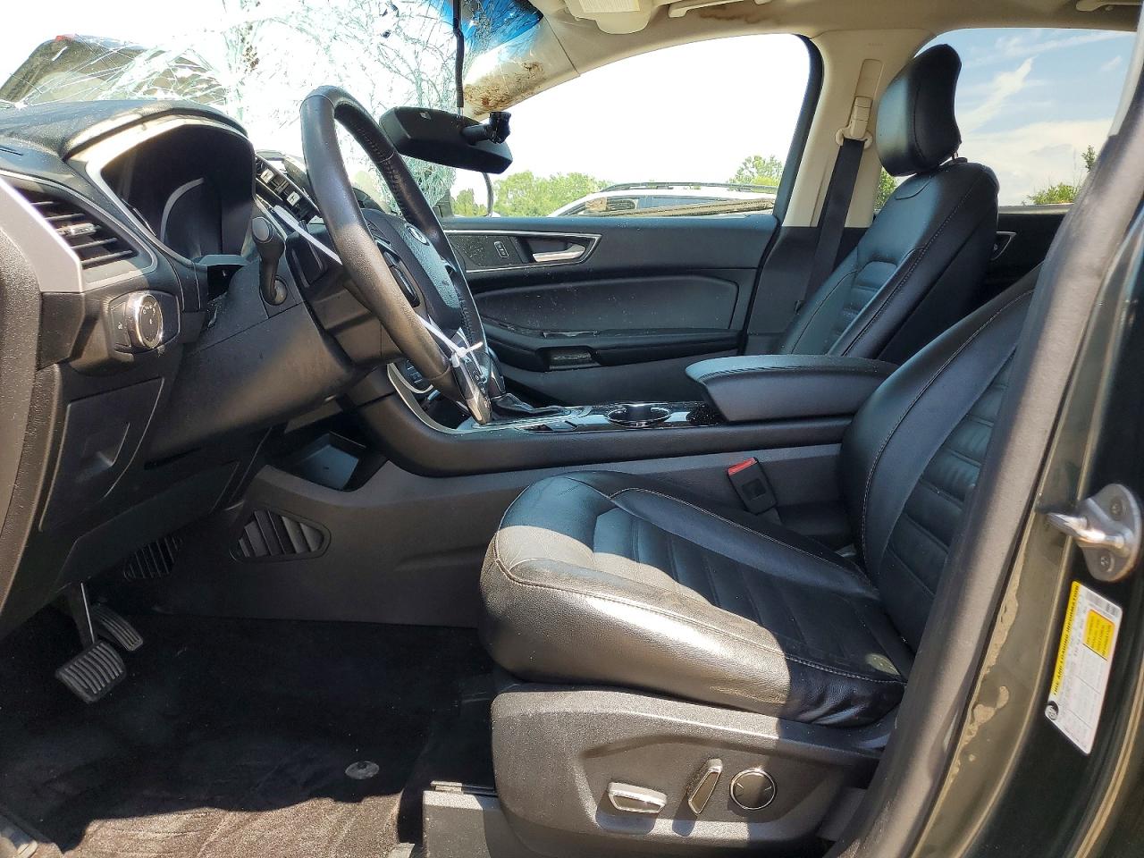 2015 Ford Edge Sel Green vin: 2FMTK4J81FBC02612
