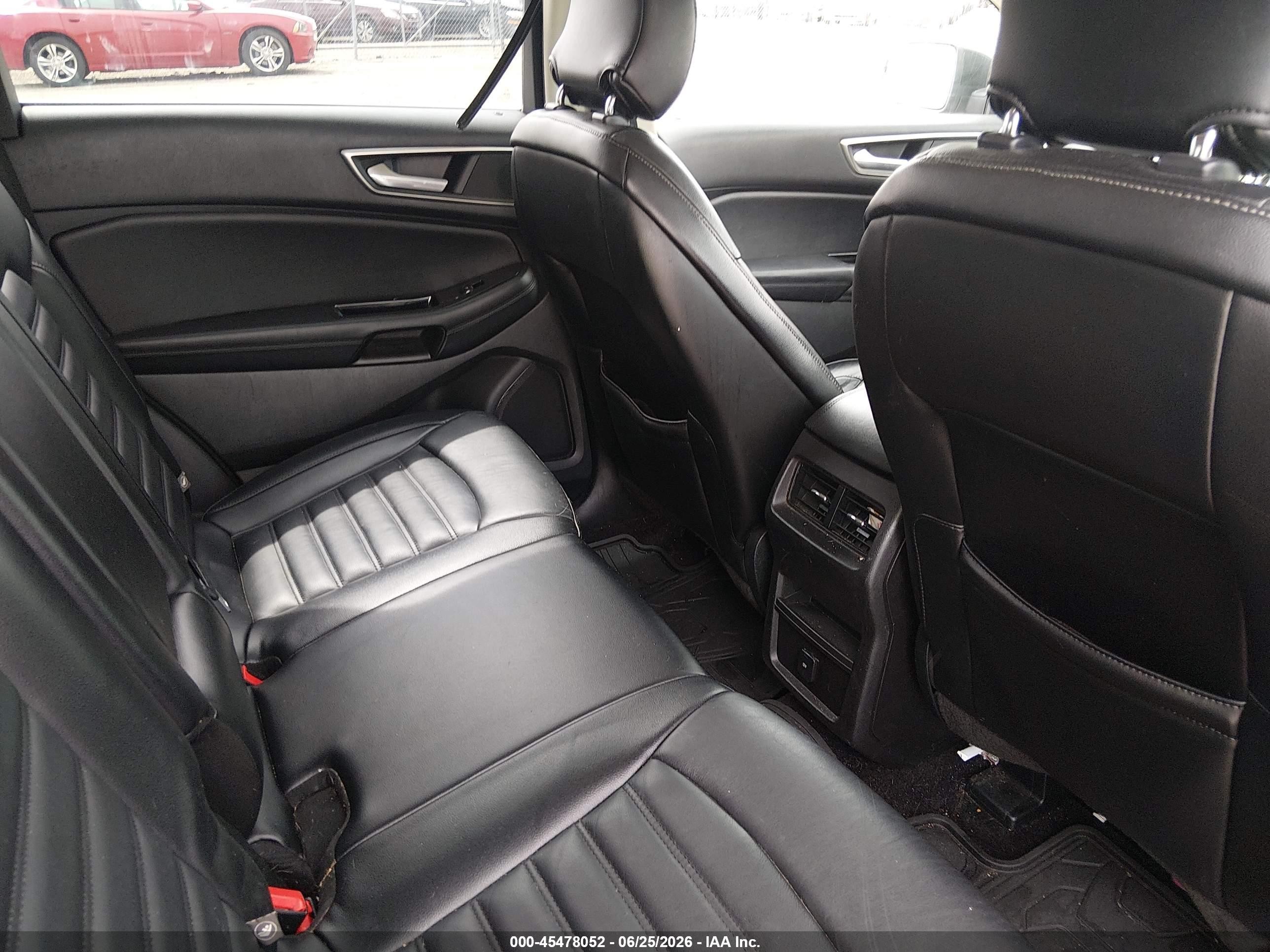 2015 Ford Edge Sel Gray vin: 2FMTK4J81FBC23668