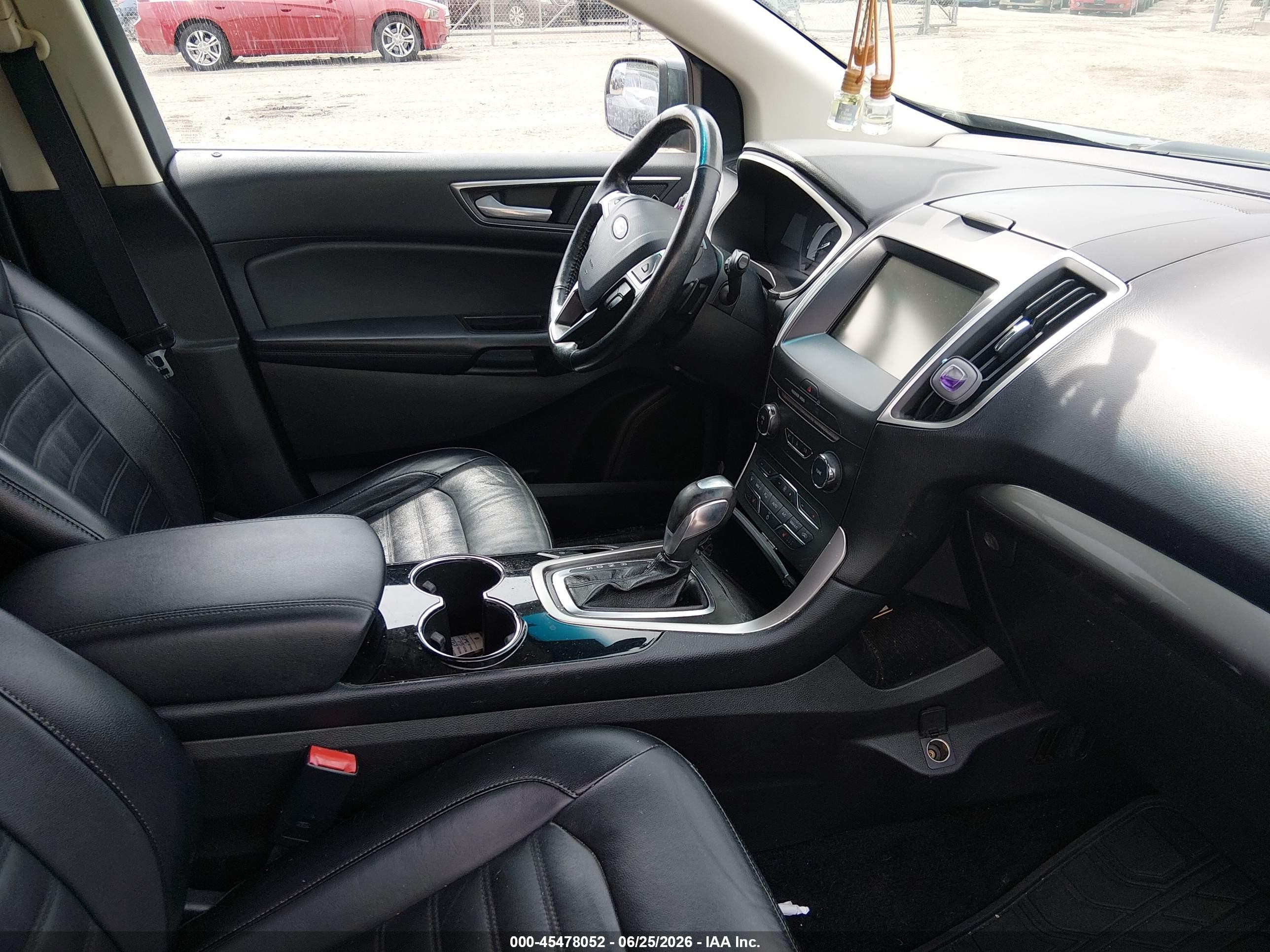 2015 Ford Edge Sel Gray vin: 2FMTK4J81FBC23668
