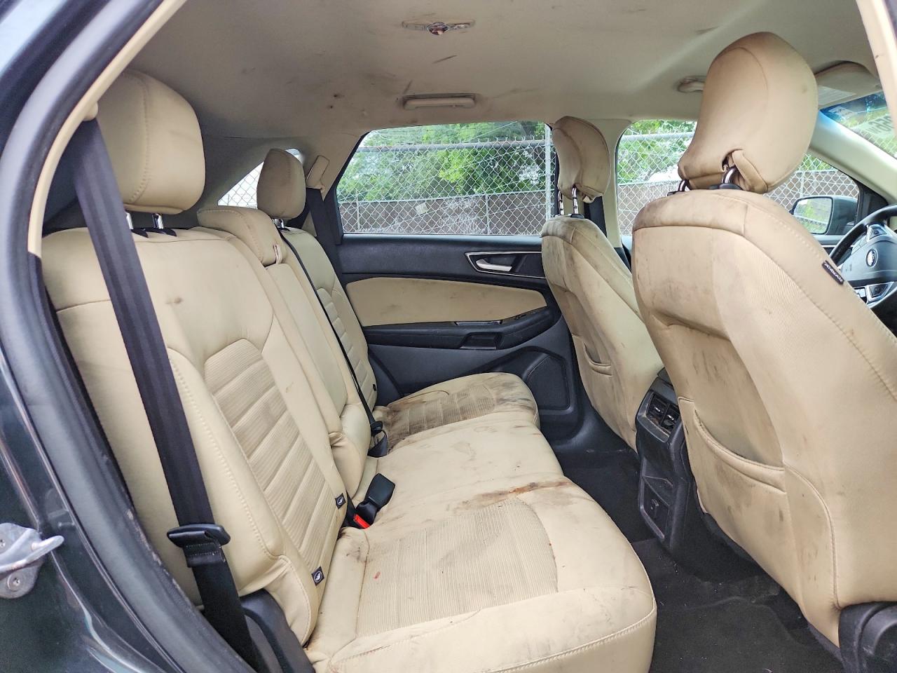 2015 Ford Edge Sel Green vin: 2FMTK4J82FBB78126