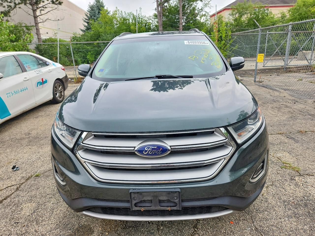 2015 Ford Edge Sel Green vin: 2FMTK4J82FBB78126