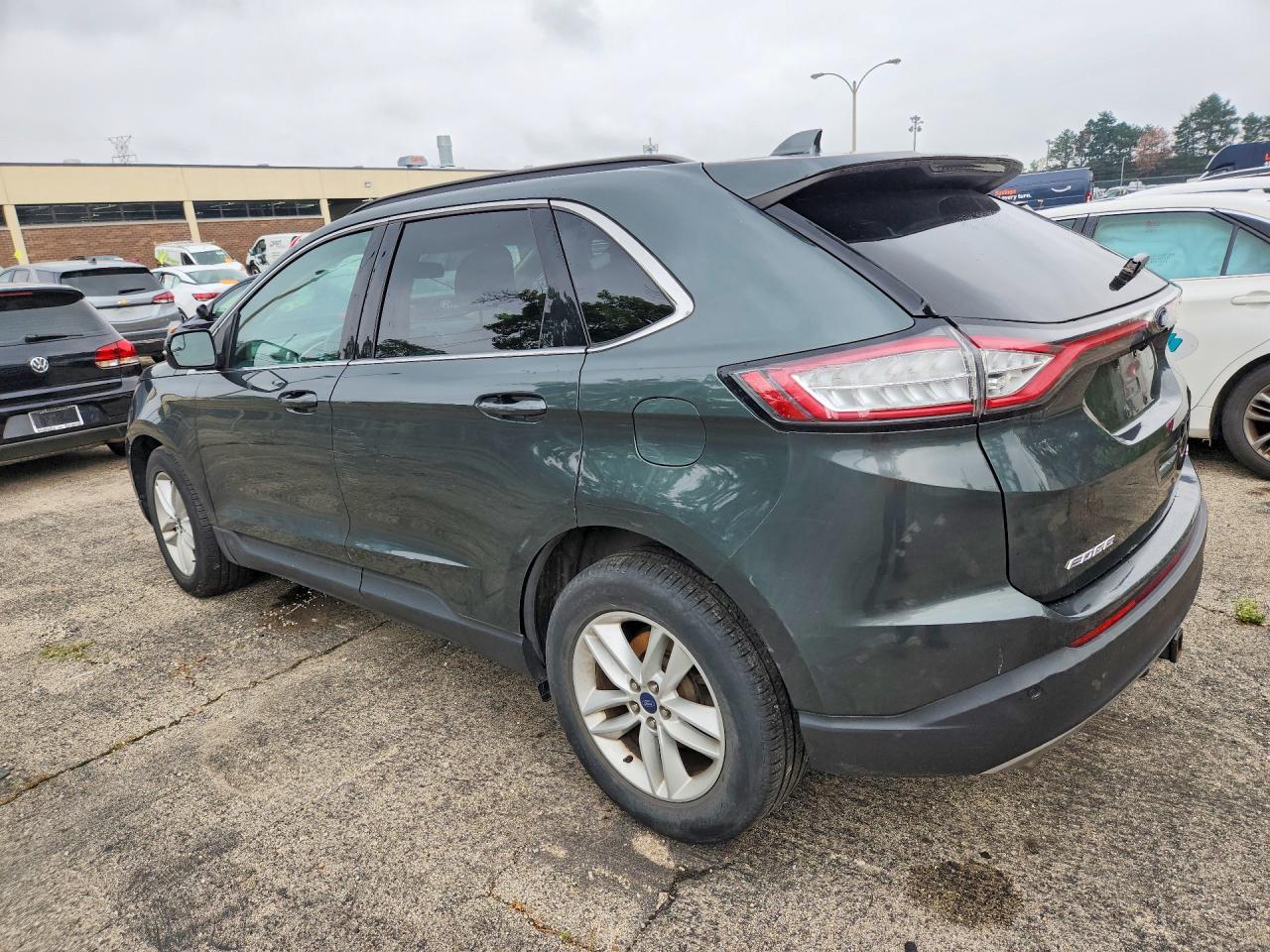 2015 Ford Edge Sel Green vin: 2FMTK4J82FBB78126