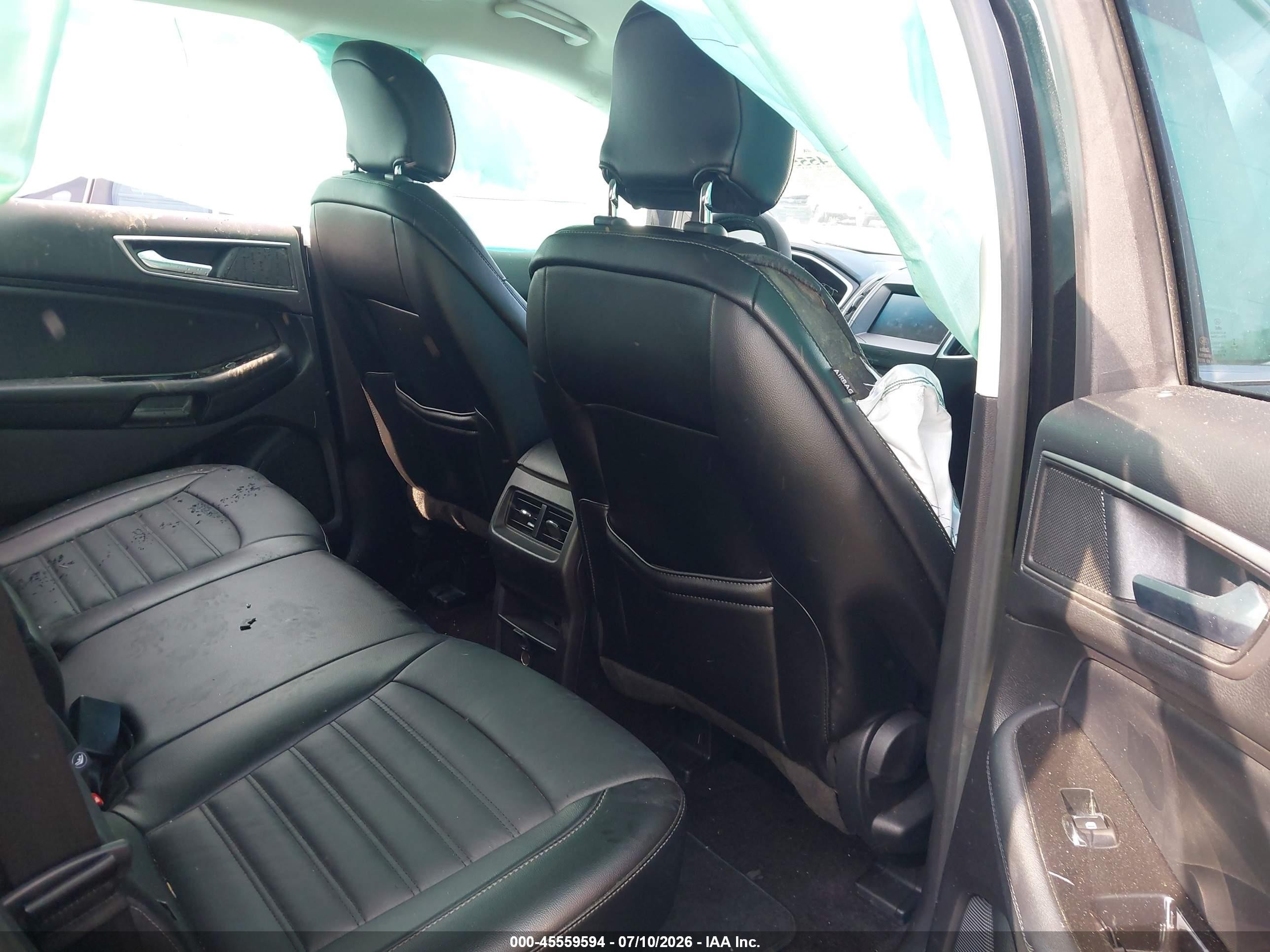 2015 Ford Edge Sel Black vin: 2FMTK4J82FBB91085