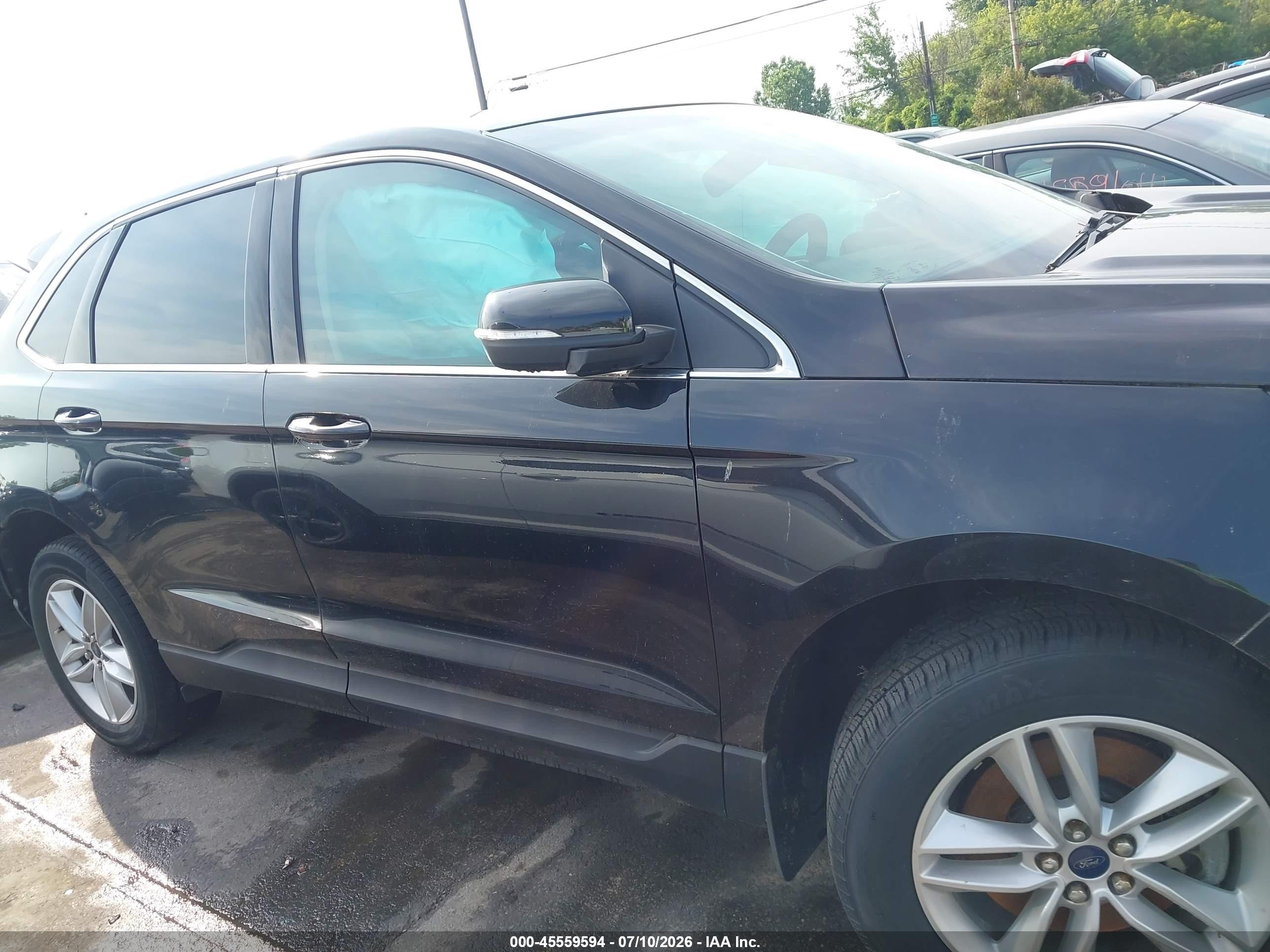 2015 Ford Edge Sel Black vin: 2FMTK4J82FBB91085