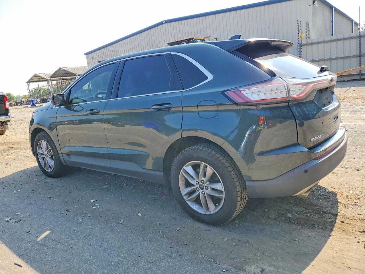 2015 Ford Edge Sel Green vin: 2FMTK4J82FBC09715