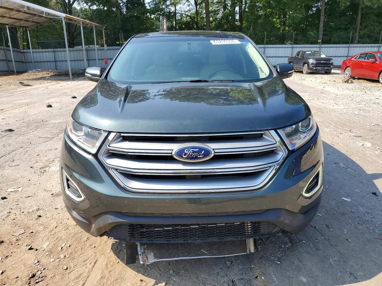 2015 Ford Edge Sel Green vin: 2FMTK4J82FBC09715