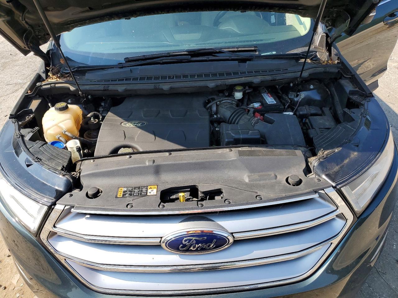 2015 Ford Edge Sel Green vin: 2FMTK4J82FBC09715