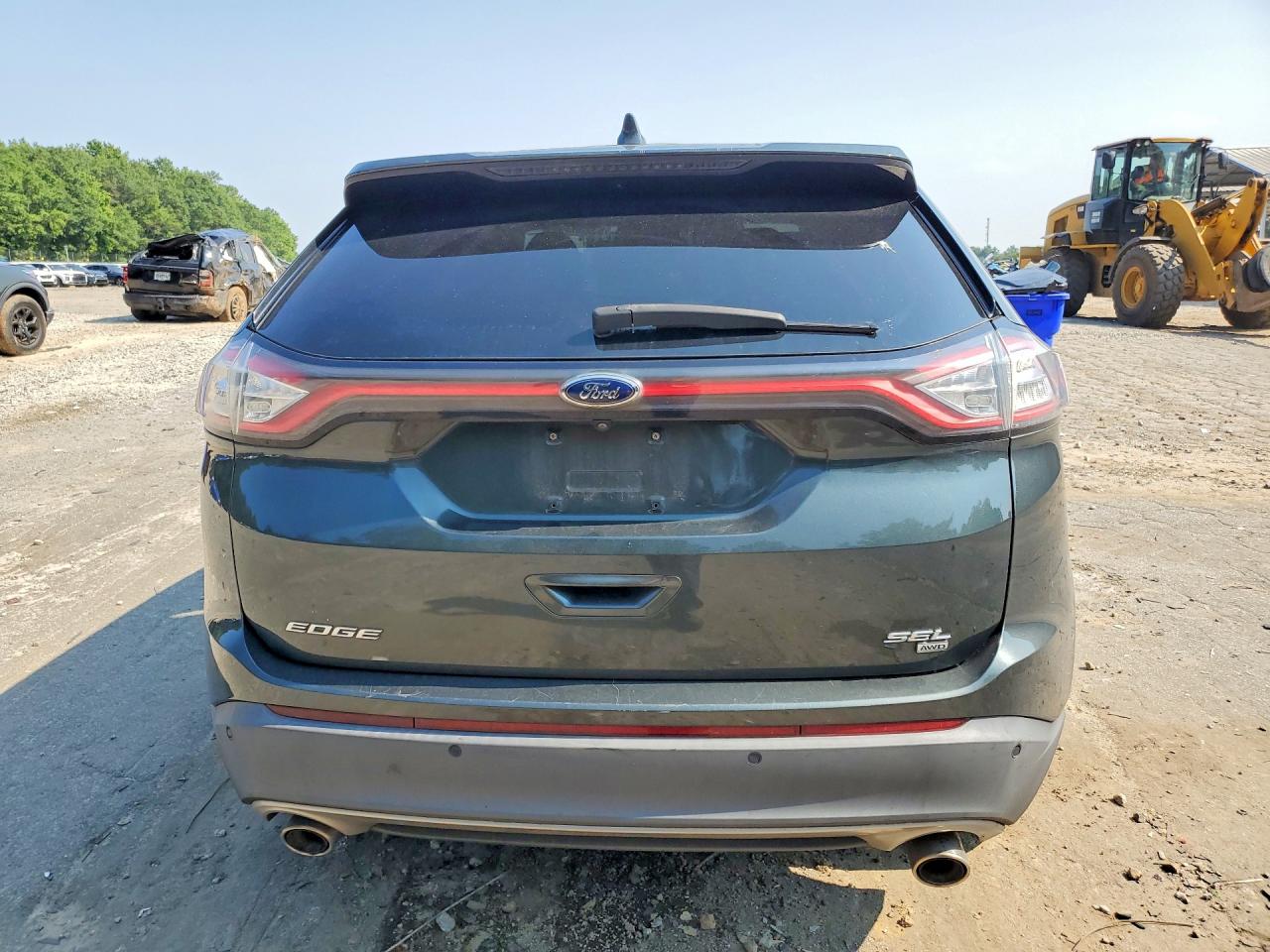 2015 Ford Edge Sel Green vin: 2FMTK4J82FBC09715