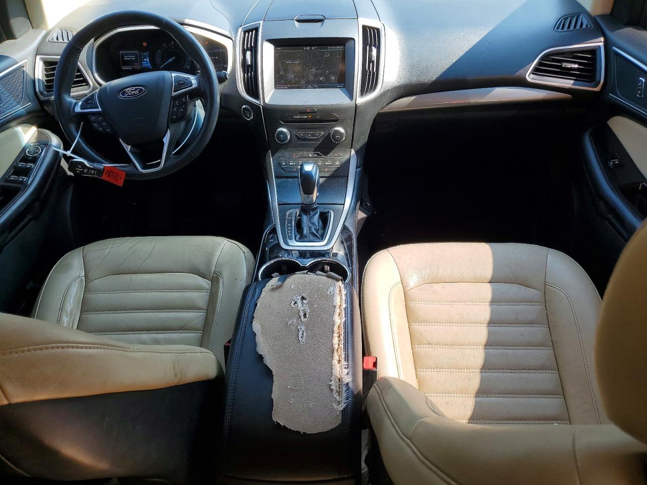 2015 Ford Edge Sel Green vin: 2FMTK4J82FBC09715