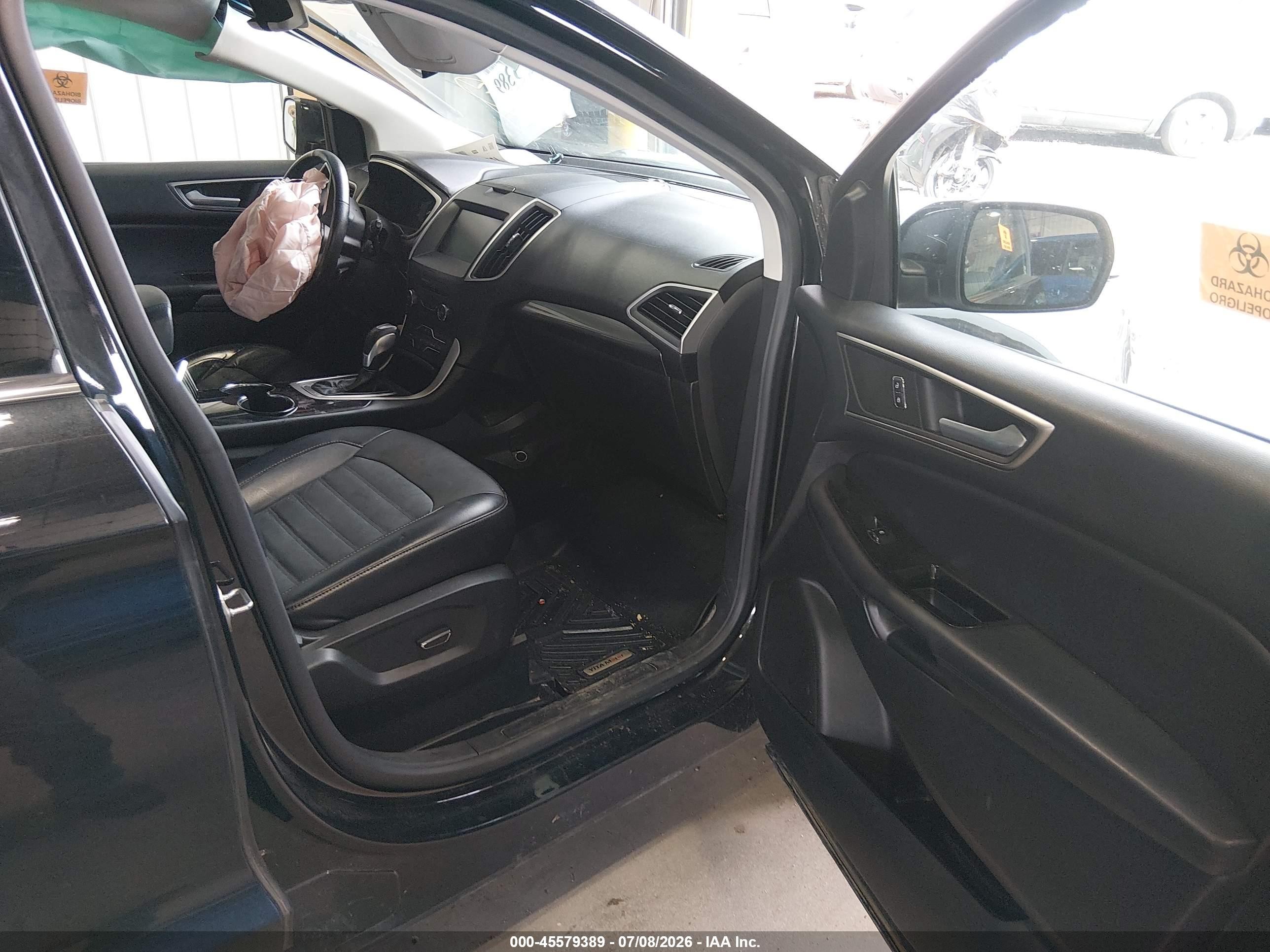 2015 Ford Edge Sel Black vin: 2FMTK4J82FBC39667