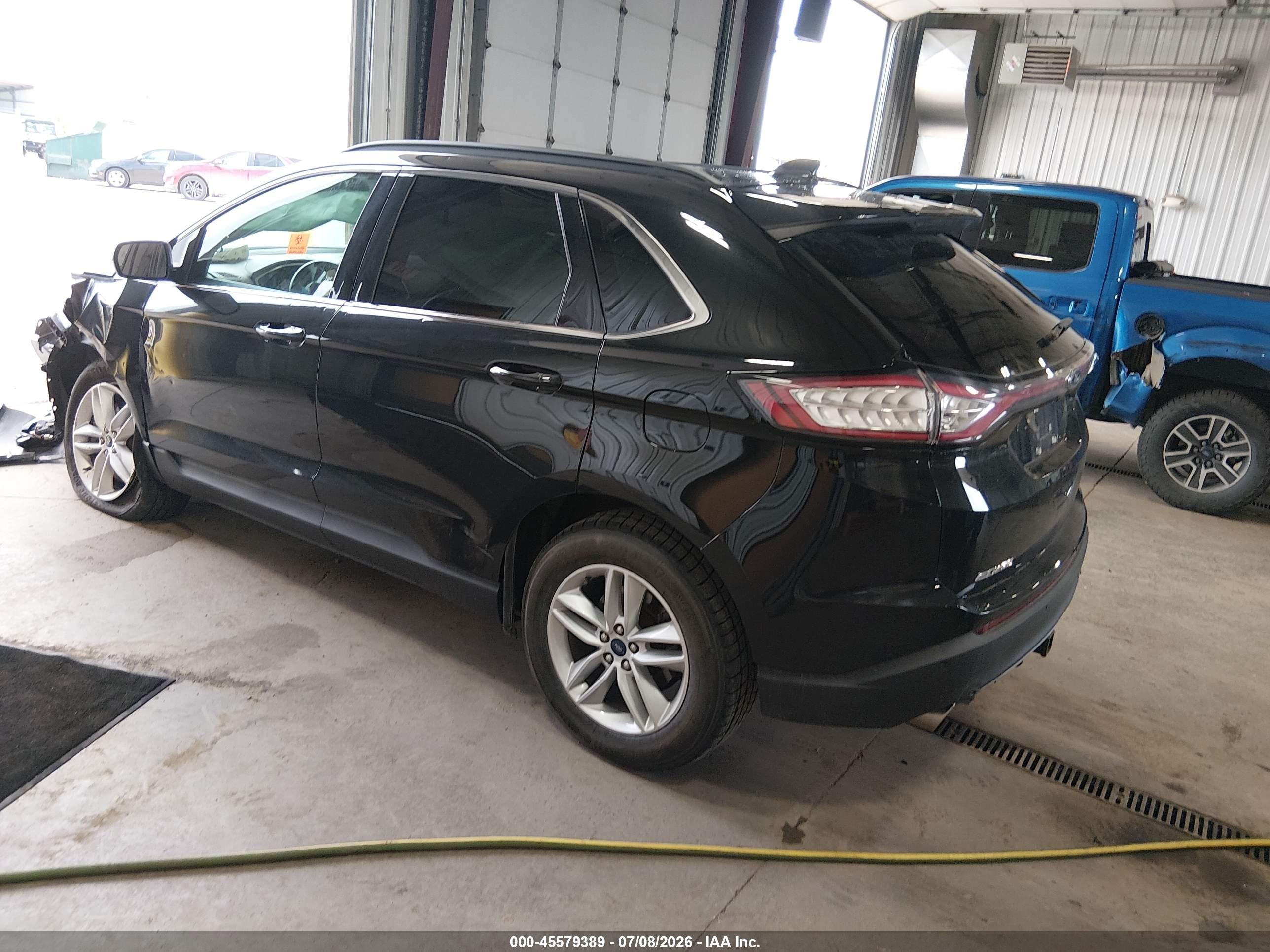 2015 Ford Edge Sel Black vin: 2FMTK4J82FBC39667