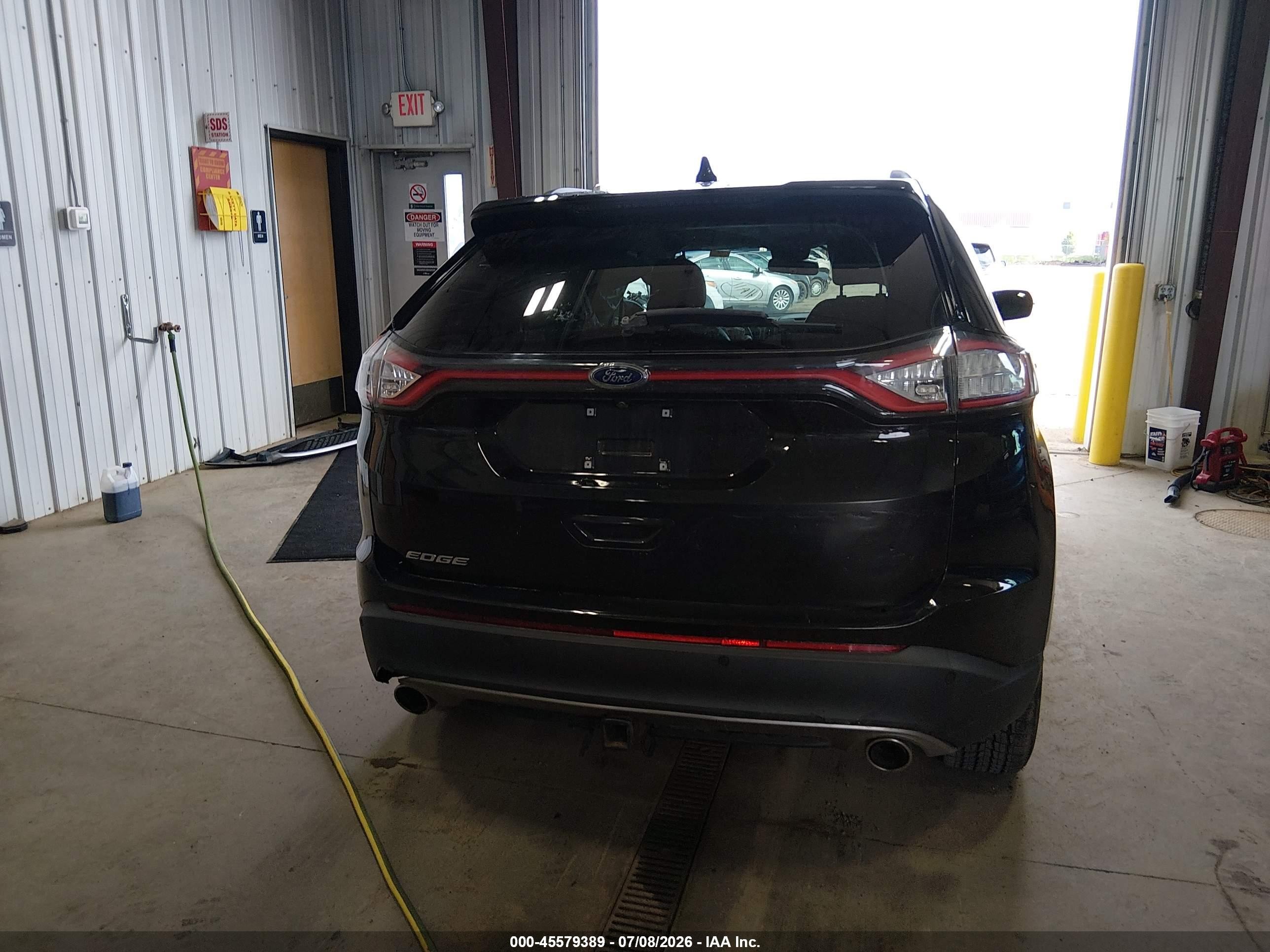 2015 Ford Edge Sel Black vin: 2FMTK4J82FBC39667