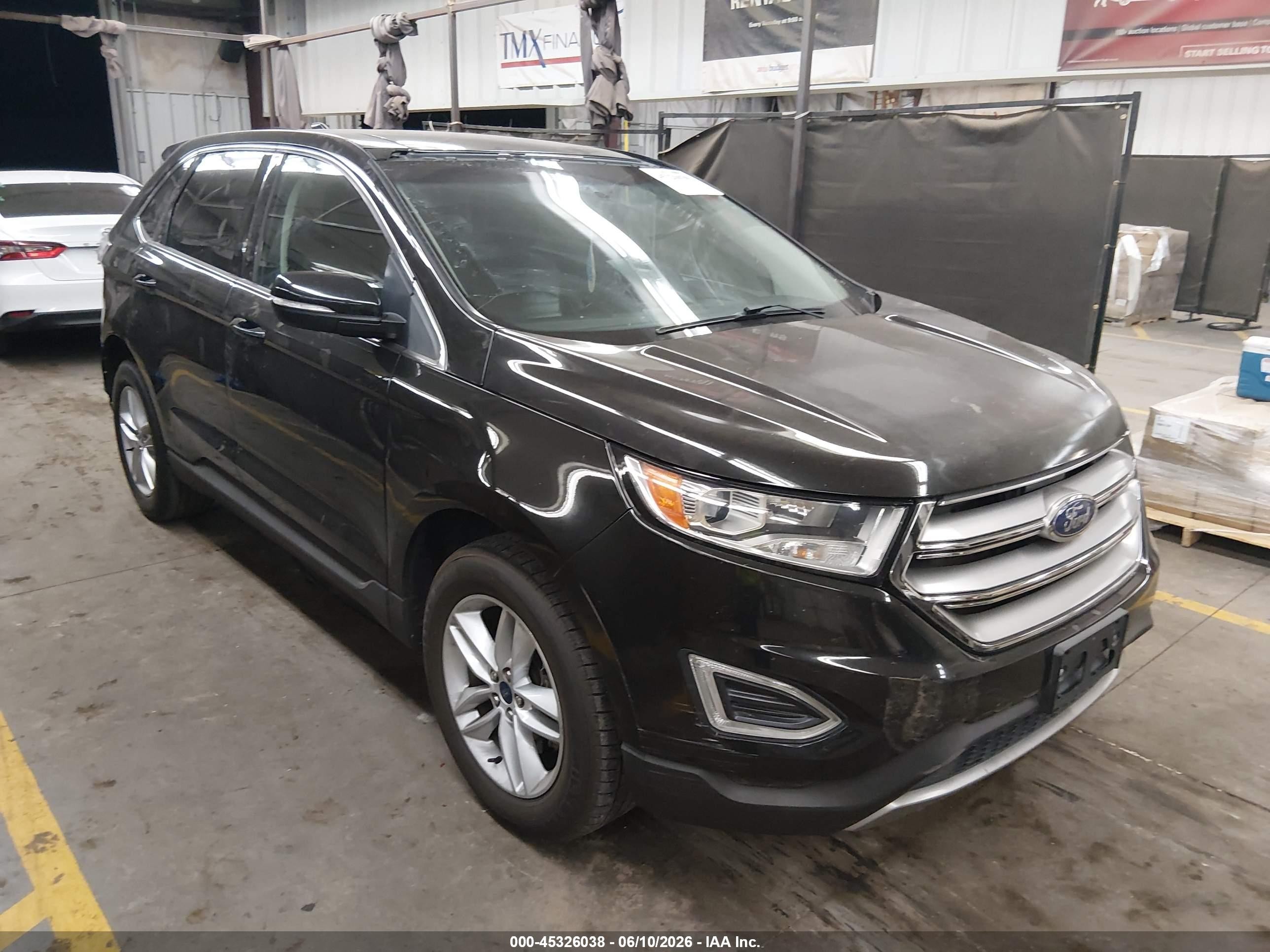 2015 Ford Edge Sel Black vin: 2FMTK4J83FBB00650