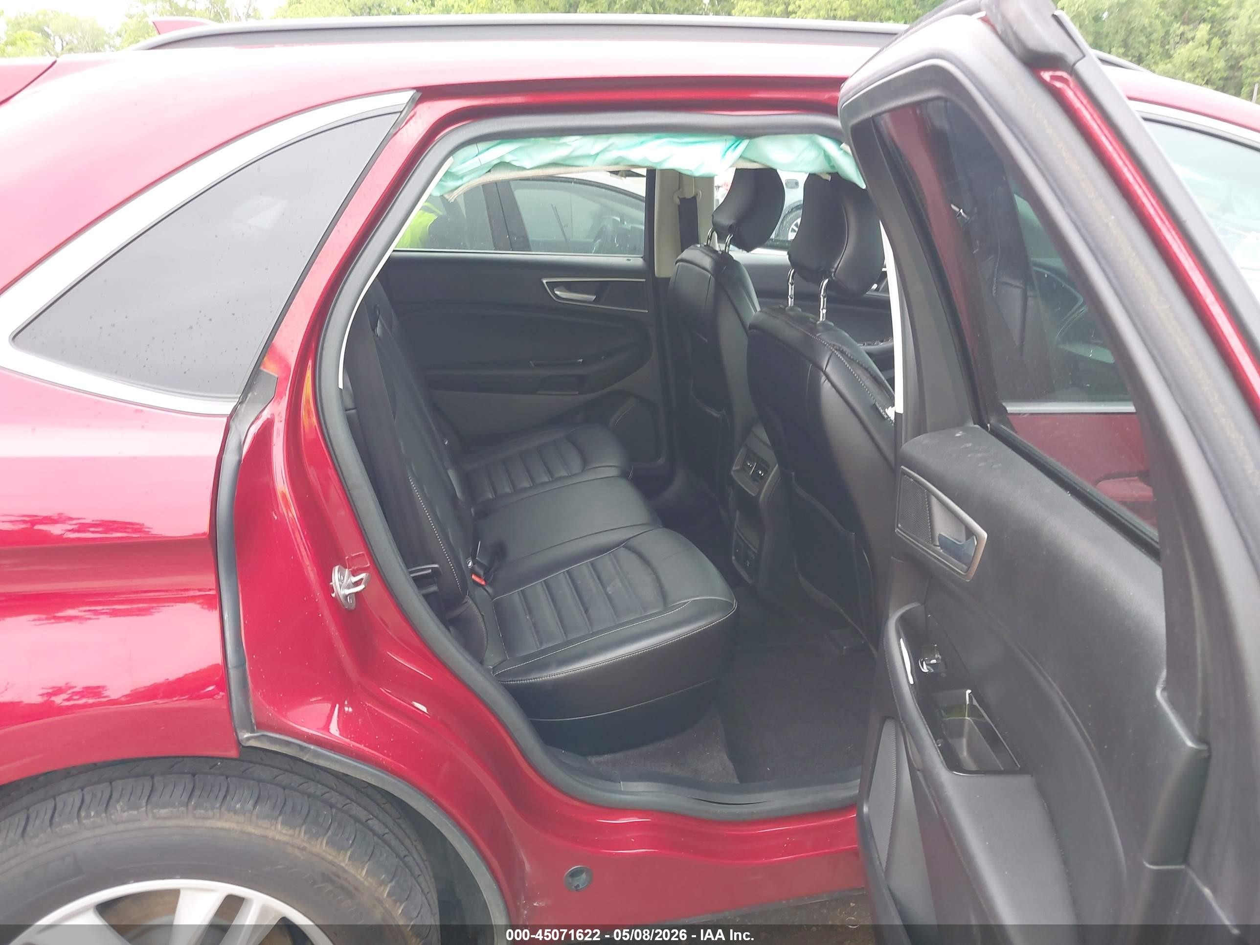 2015 Ford Edge Sel Красный vin: 2FMTK4J83FBB71444