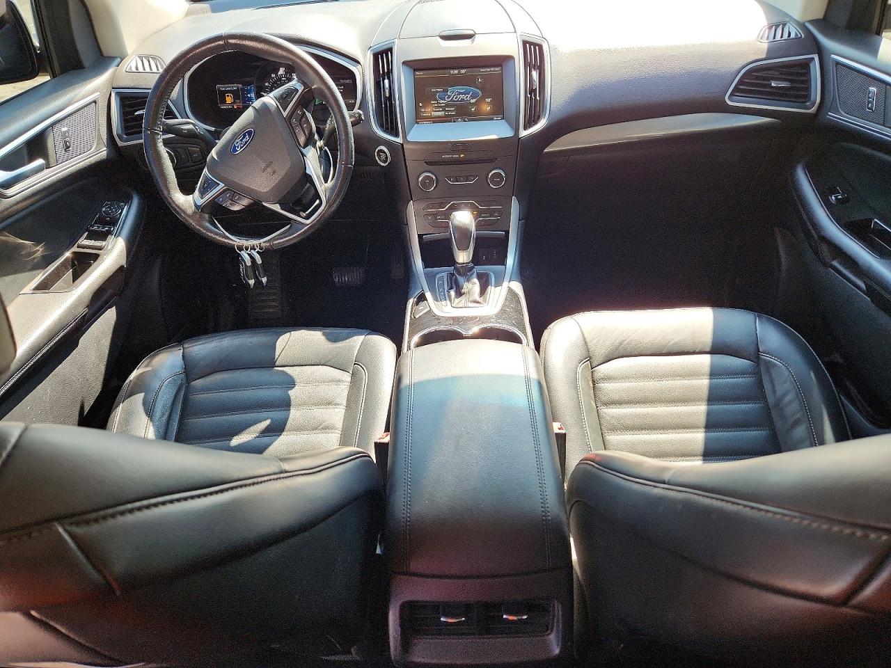 2015 Ford Edge Sel Silver vin: 2FMTK4J83FBB75672