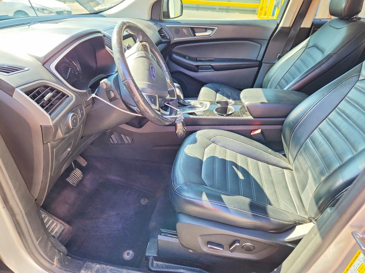 2015 Ford Edge Sel Silver vin: 2FMTK4J83FBB75672