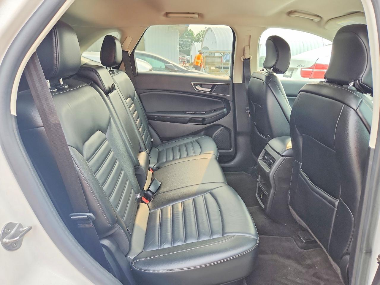 2015 Ford Edge Sel White vin: 2FMTK4J84FBB01807