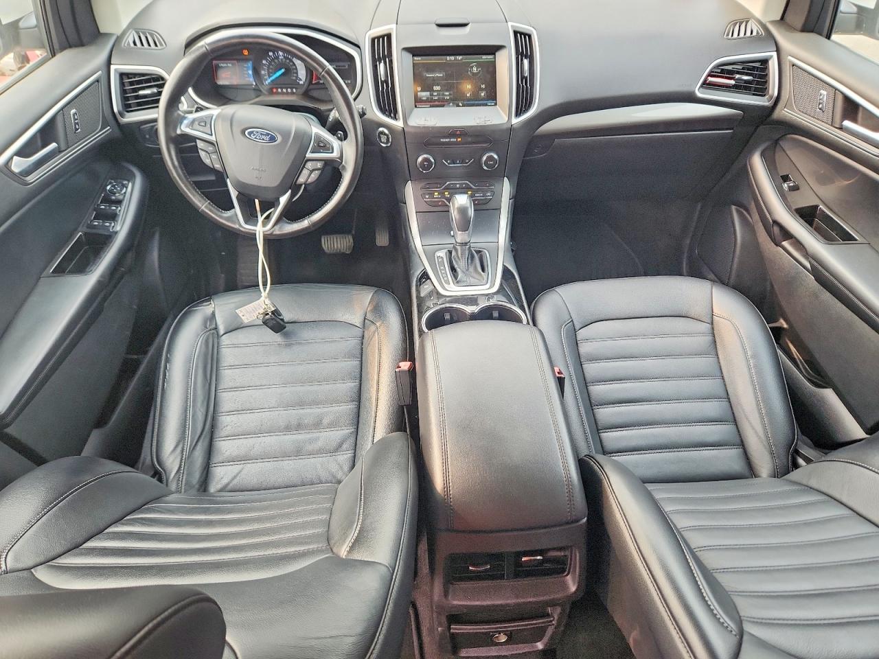 2015 Ford Edge Sel White vin: 2FMTK4J84FBB01807