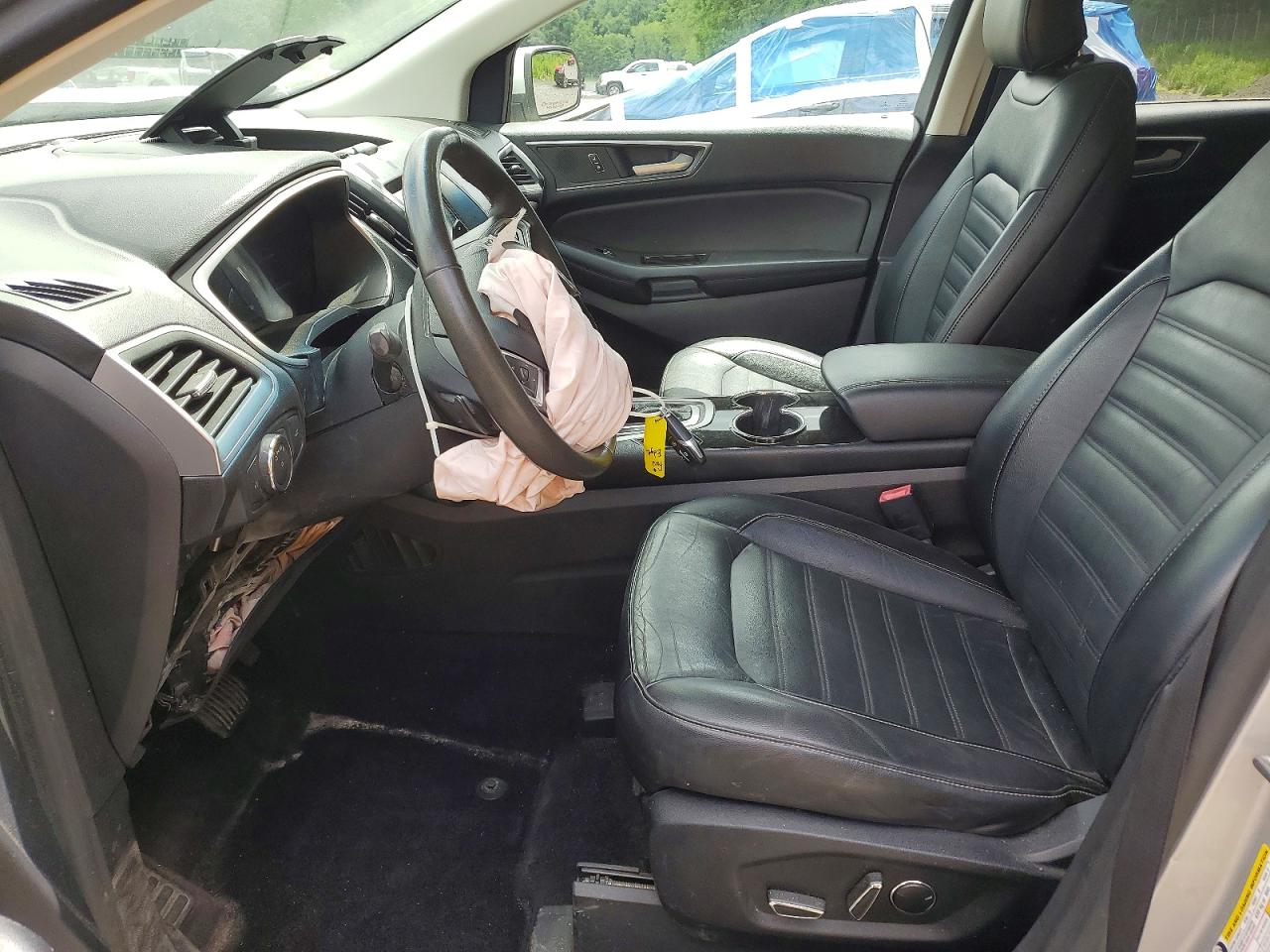 2015 Ford Edge Sel Silver vin: 2FMTK4J84FBB63532