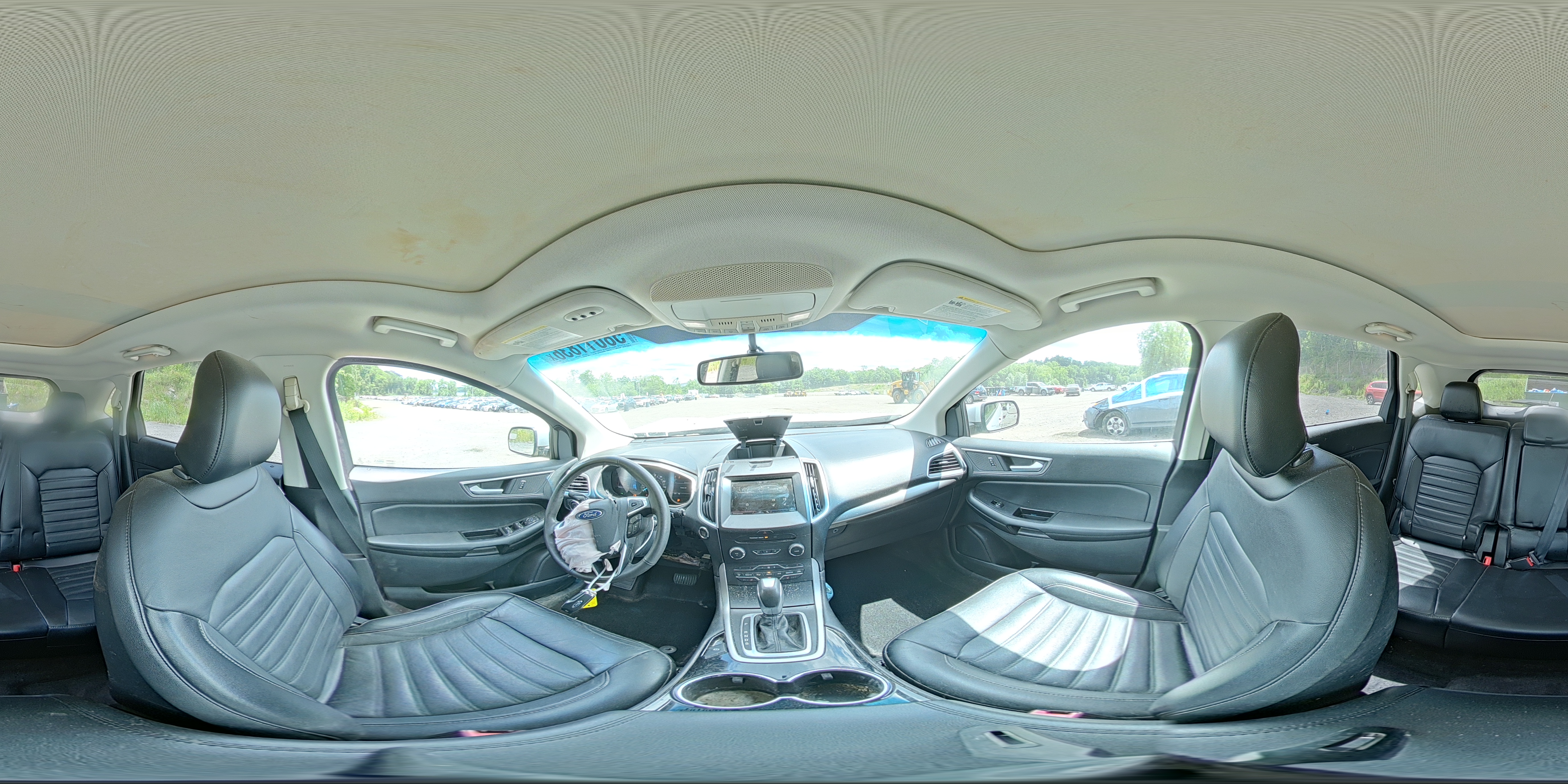 2015 Ford Edge Sel Silver vin: 2FMTK4J84FBB63532