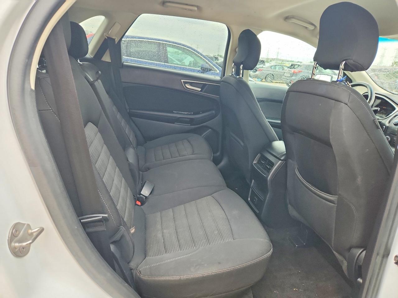 2015 Ford Edge Sel White vin: 2FMTK4J84FBB64910