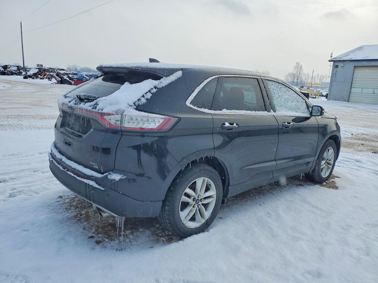 2015 Ford Edge Sel Black vin: 2FMTK4J84FBB83361