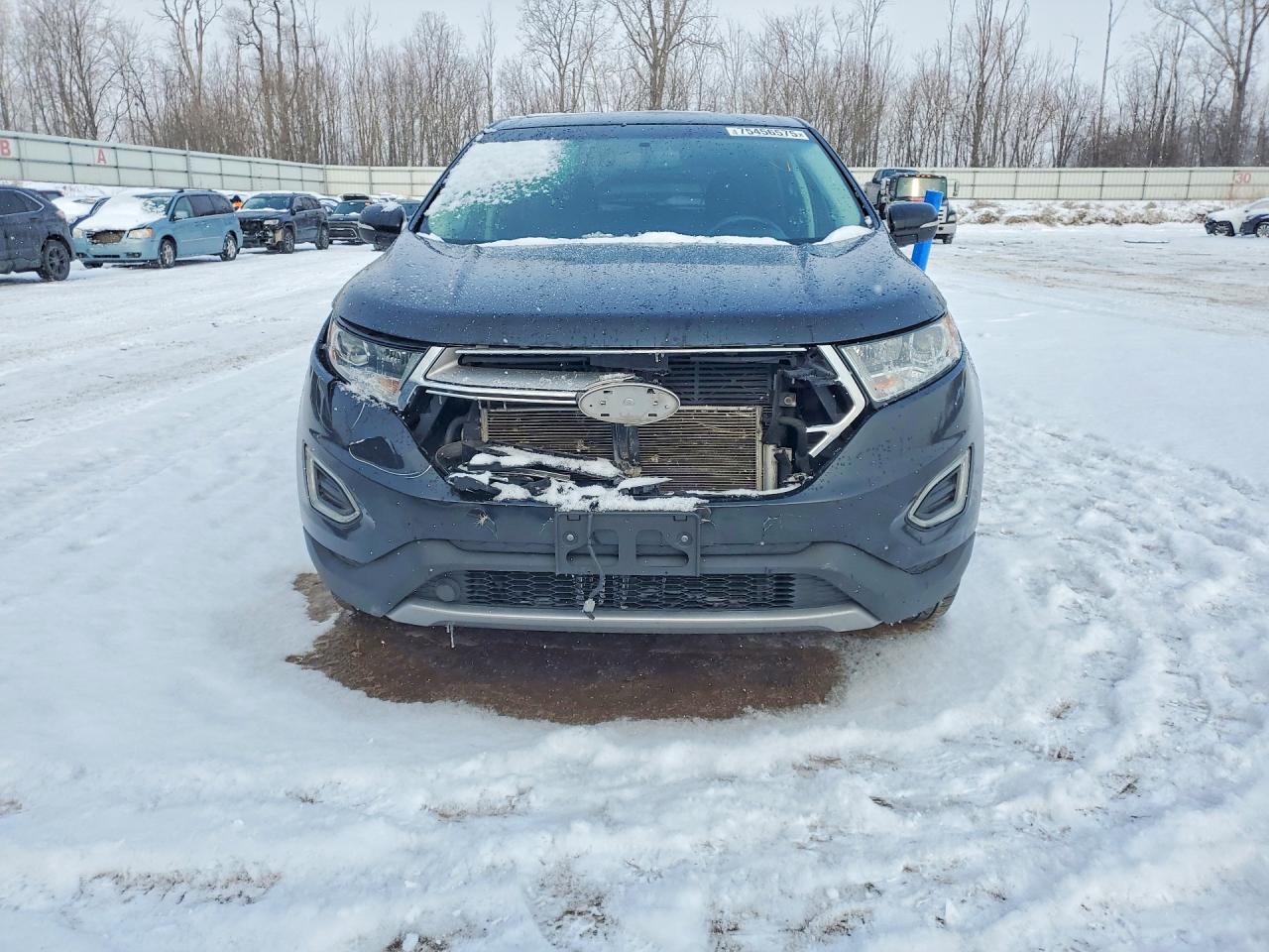 2015 Ford Edge Sel Black vin: 2FMTK4J84FBB83361