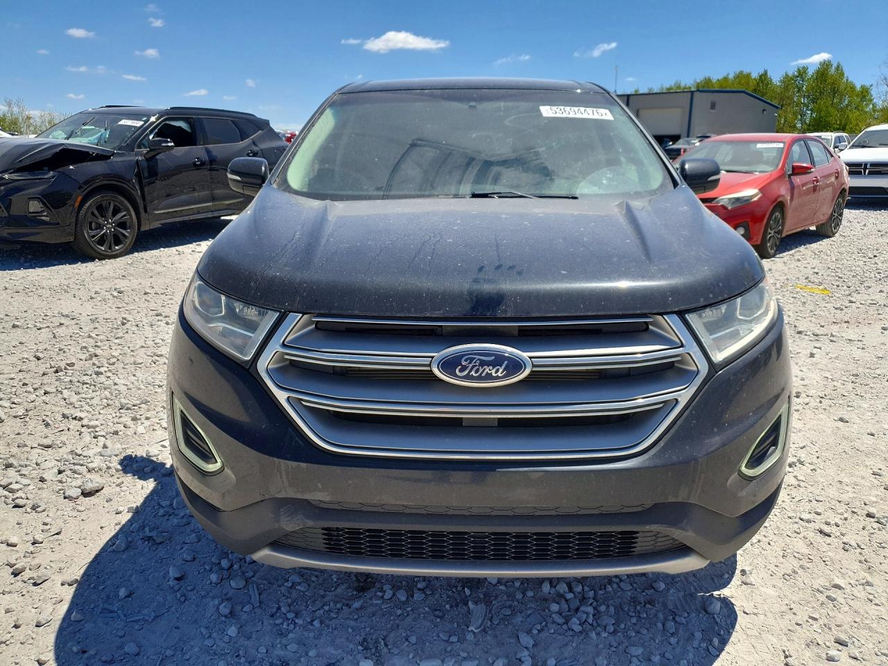 2015 Ford Edge Sel Black vin: 2FMTK4J84FBC10767