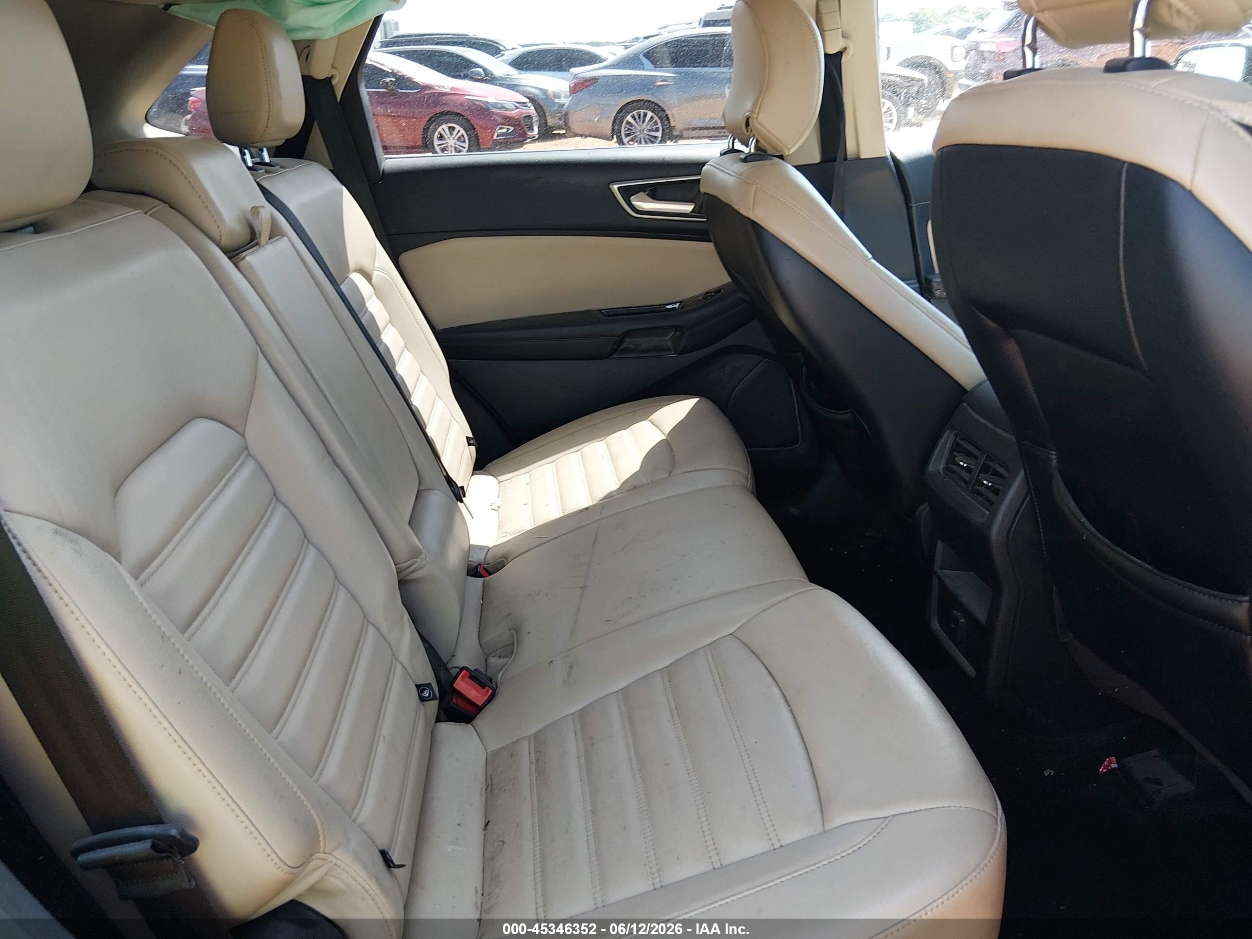 2015 Ford Edge Sel Gray vin: 2FMTK4J85FBB50952