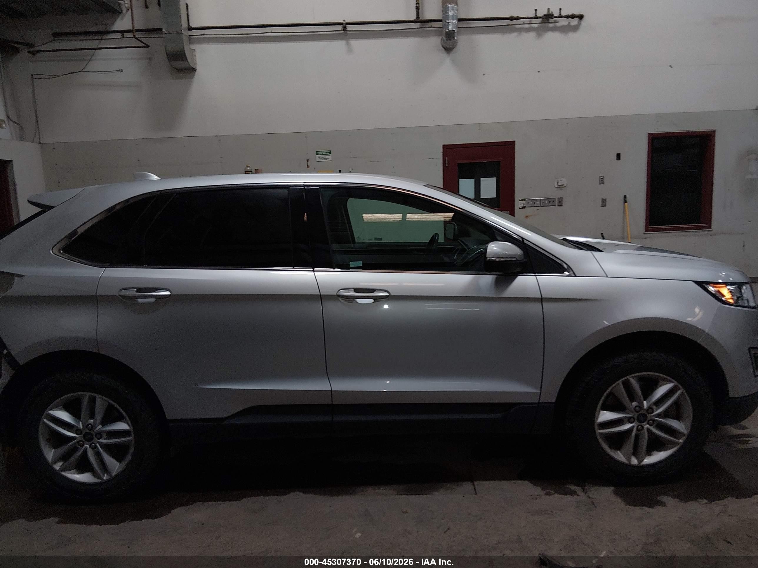 2015 Ford Edge Sel Silver vin: 2FMTK4J85FBB92988