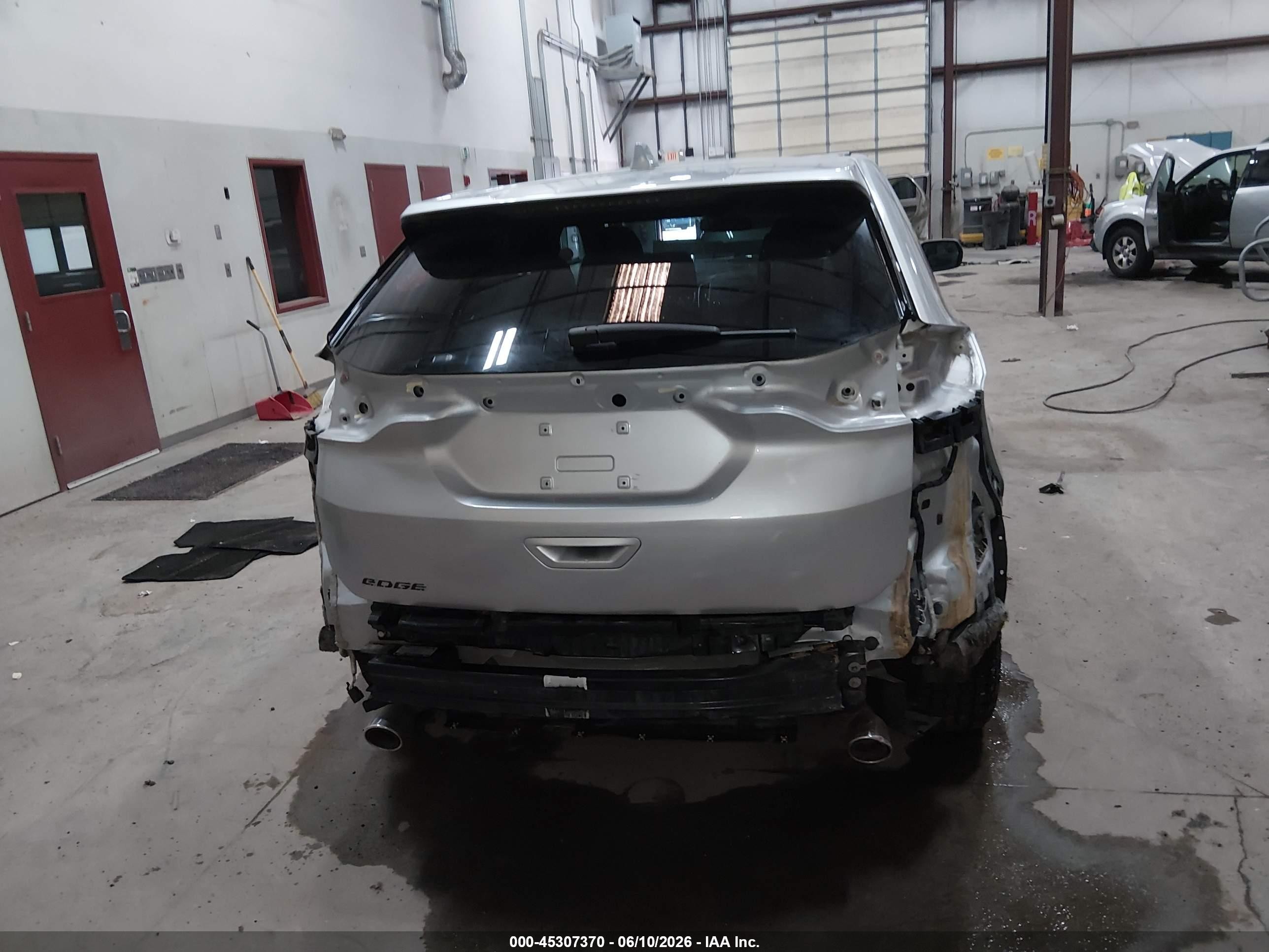 2015 Ford Edge Sel Silver vin: 2FMTK4J85FBB92988